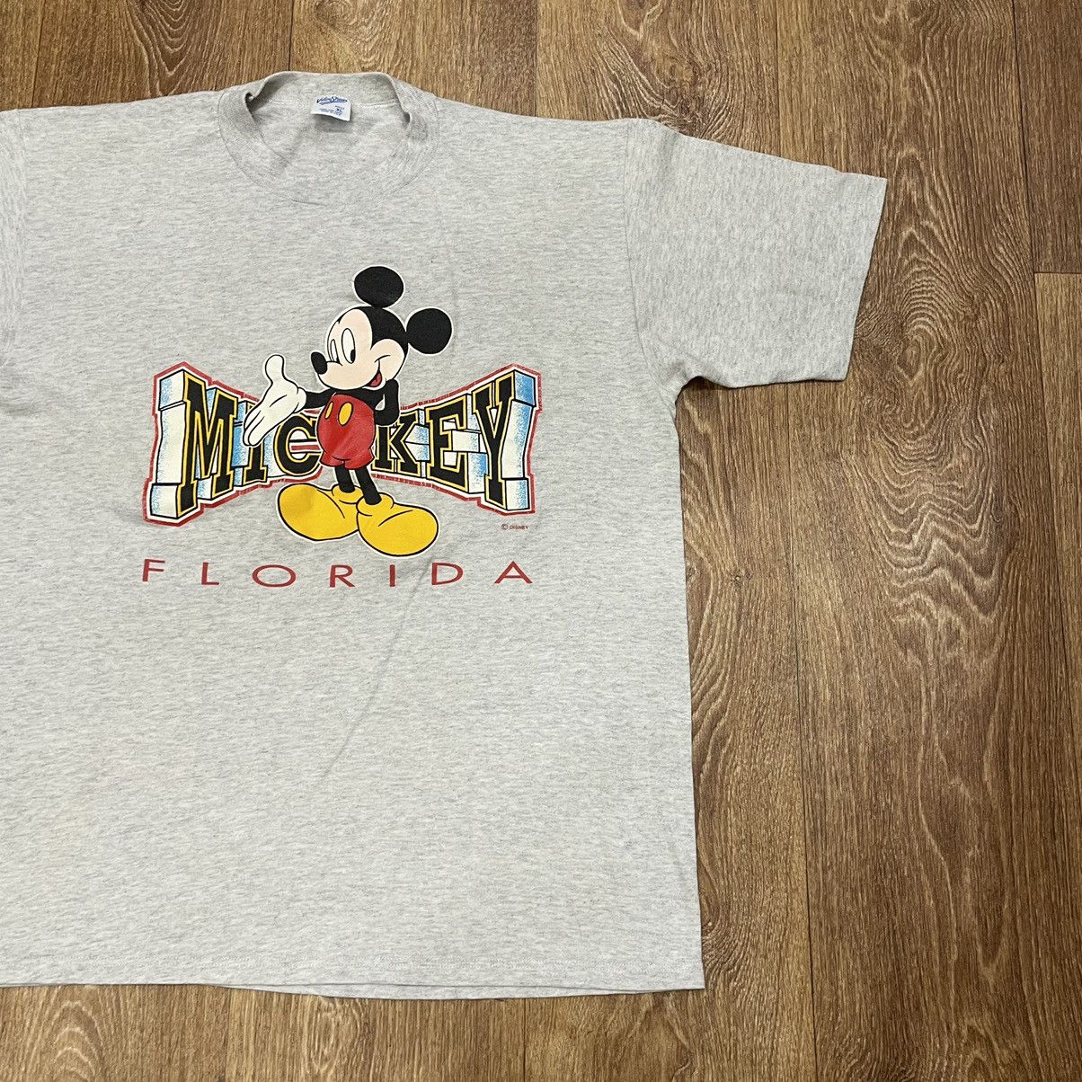 Disney Vintage 90s Disney Mickey Mouse Florida Tee Streetwear Size US XL / EU 56 / 4 - 2 Thumbnail
