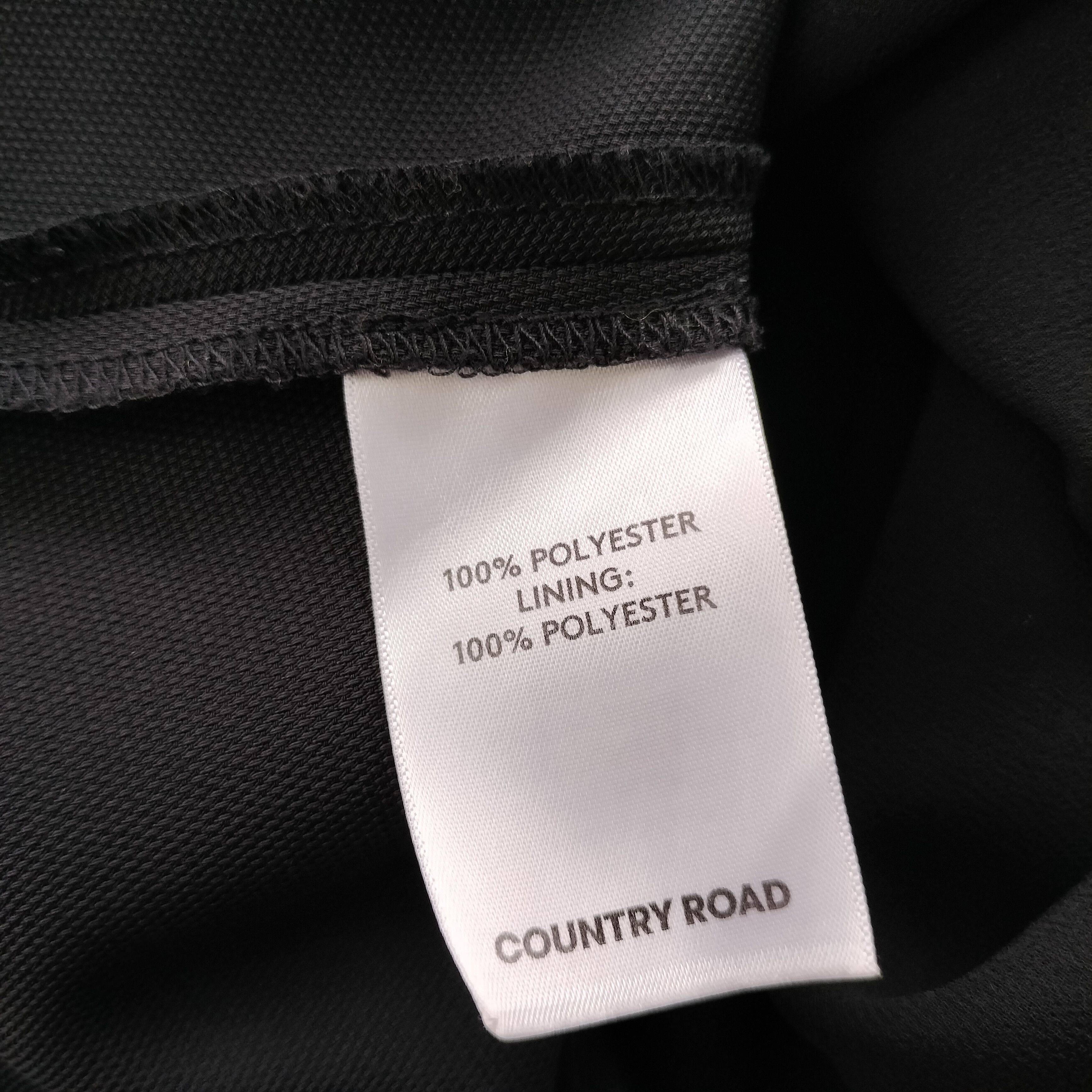 Country Road × Designer Country Road black asymmetrical side slit corporate skirt Size 28" / US 6 / IT 42 - 5 Thumbnail