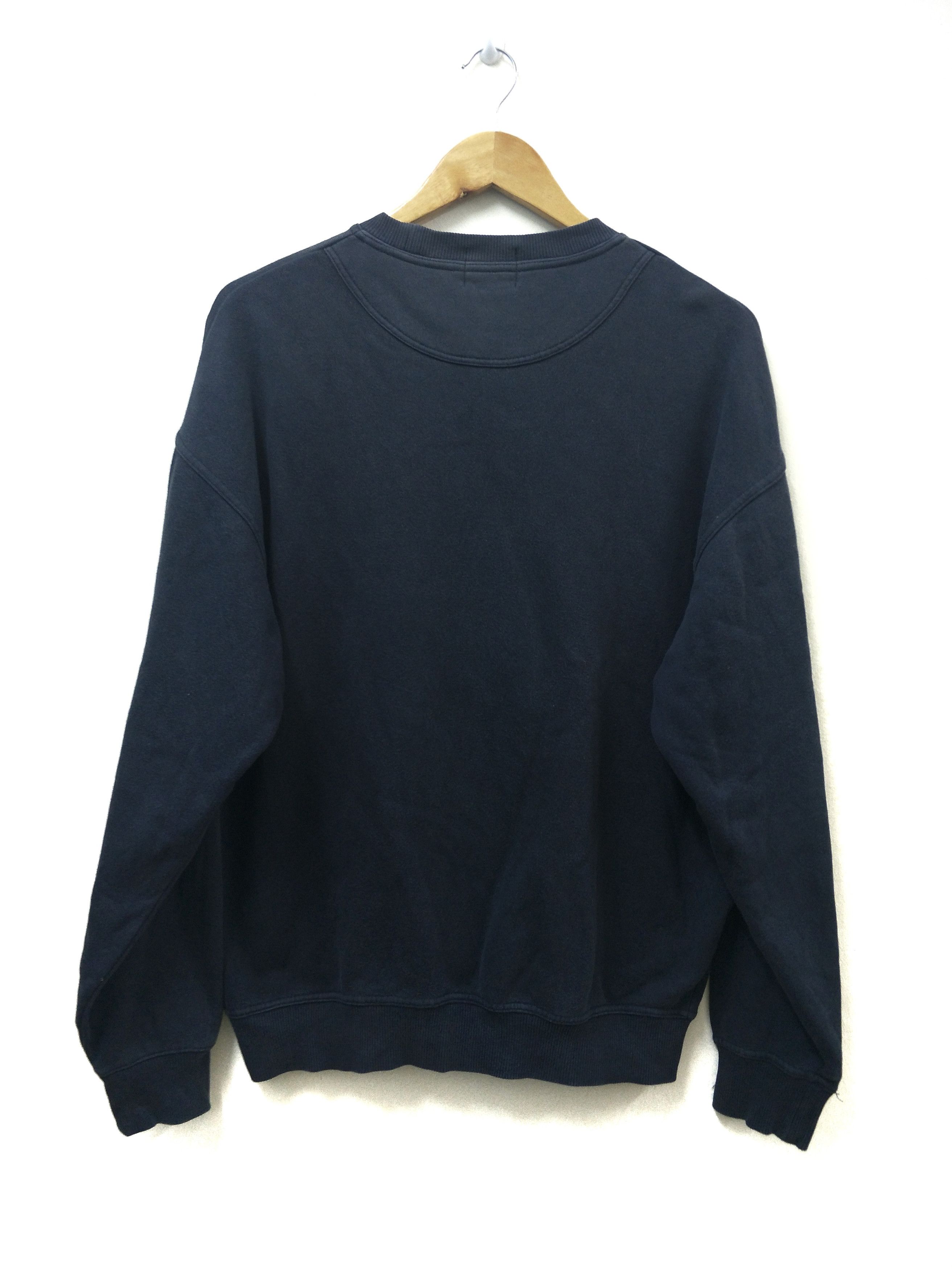 Sweatshirt Big Spellout Embroidery//Size L//Made Japan