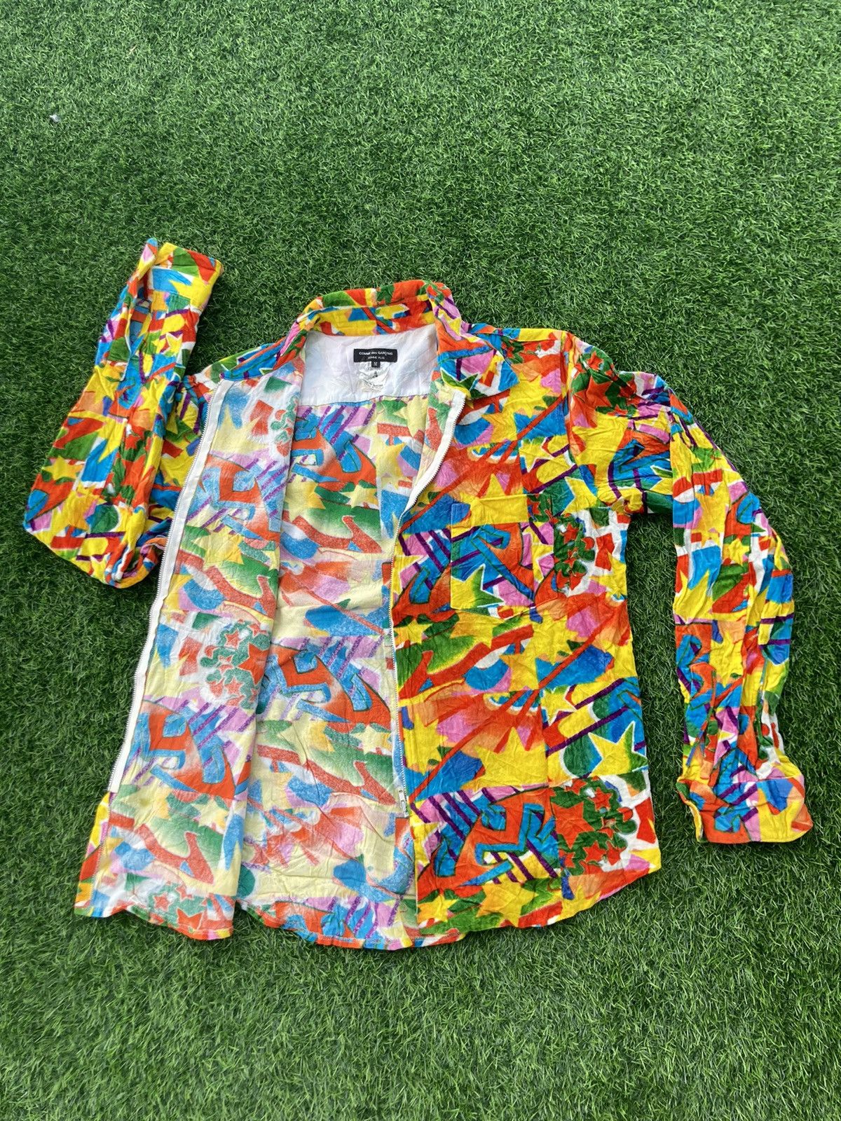 Comme des Garcons × Comme des Garcons Homme × Comme des Garcons Homme Plus COMME DES GARÇON ABSTRACT ZIPPER SHIRT Size US M / EU 48-50 / 2 - 2 Thumbnail
