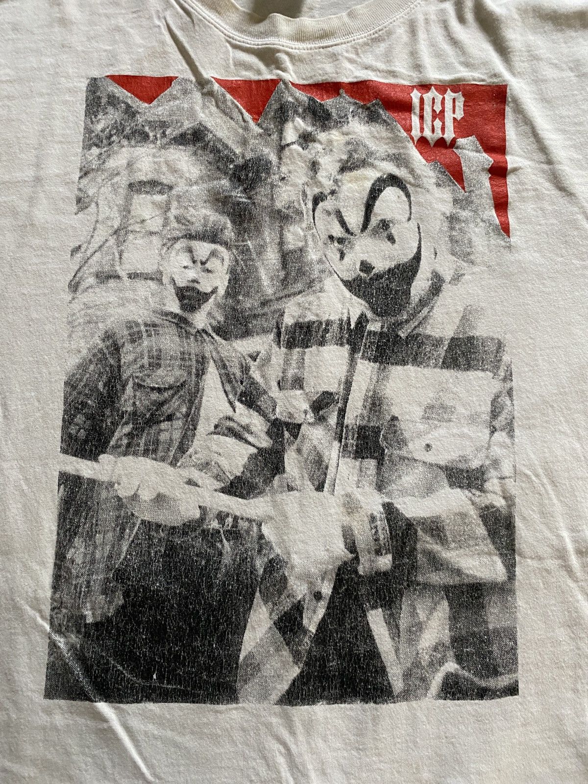Band Tees Vintage 90’s Insane Clown Posse Distressed Double Sided Tee Size US XL / EU 56 / 4 - 3 Thumbnail