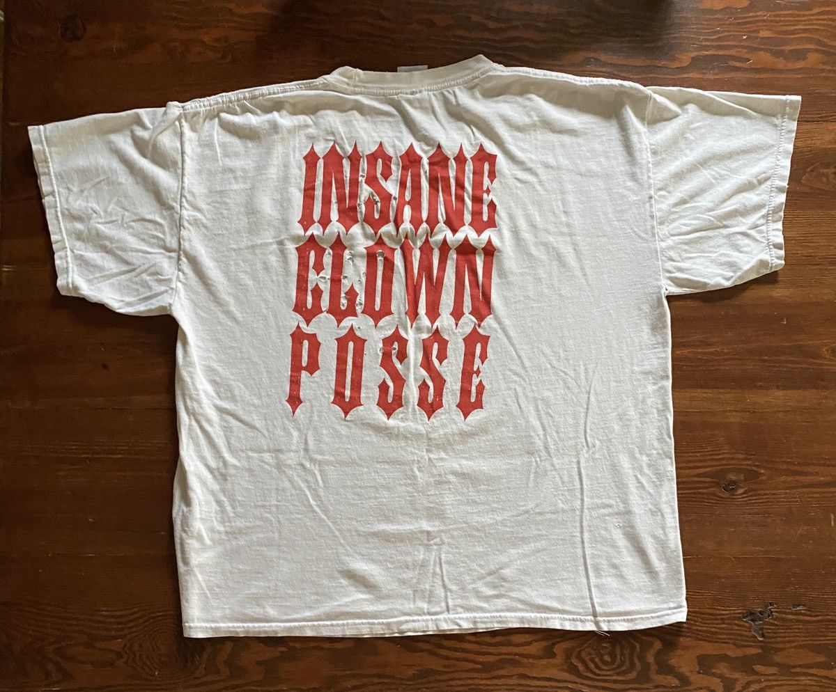 Band Tees Vintage 90’s Insane Clown Posse Distressed Double Sided Tee Size US XL / EU 56 / 4 - 2 Thumbnail