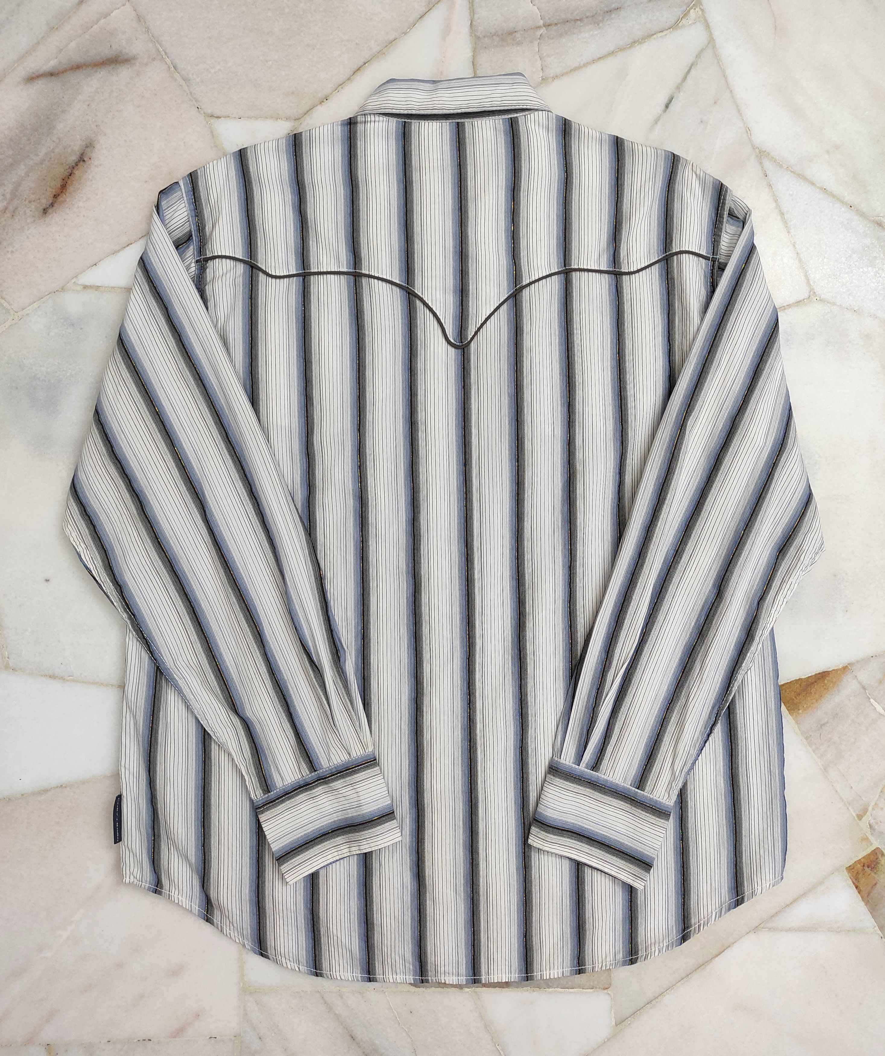 Chevignon CHEVIGNON SMILE POCKETS WESTERN SNAP BUTTON lurex SHIRT Size US L / EU 52-54 / 3 - 10 Thumbnail