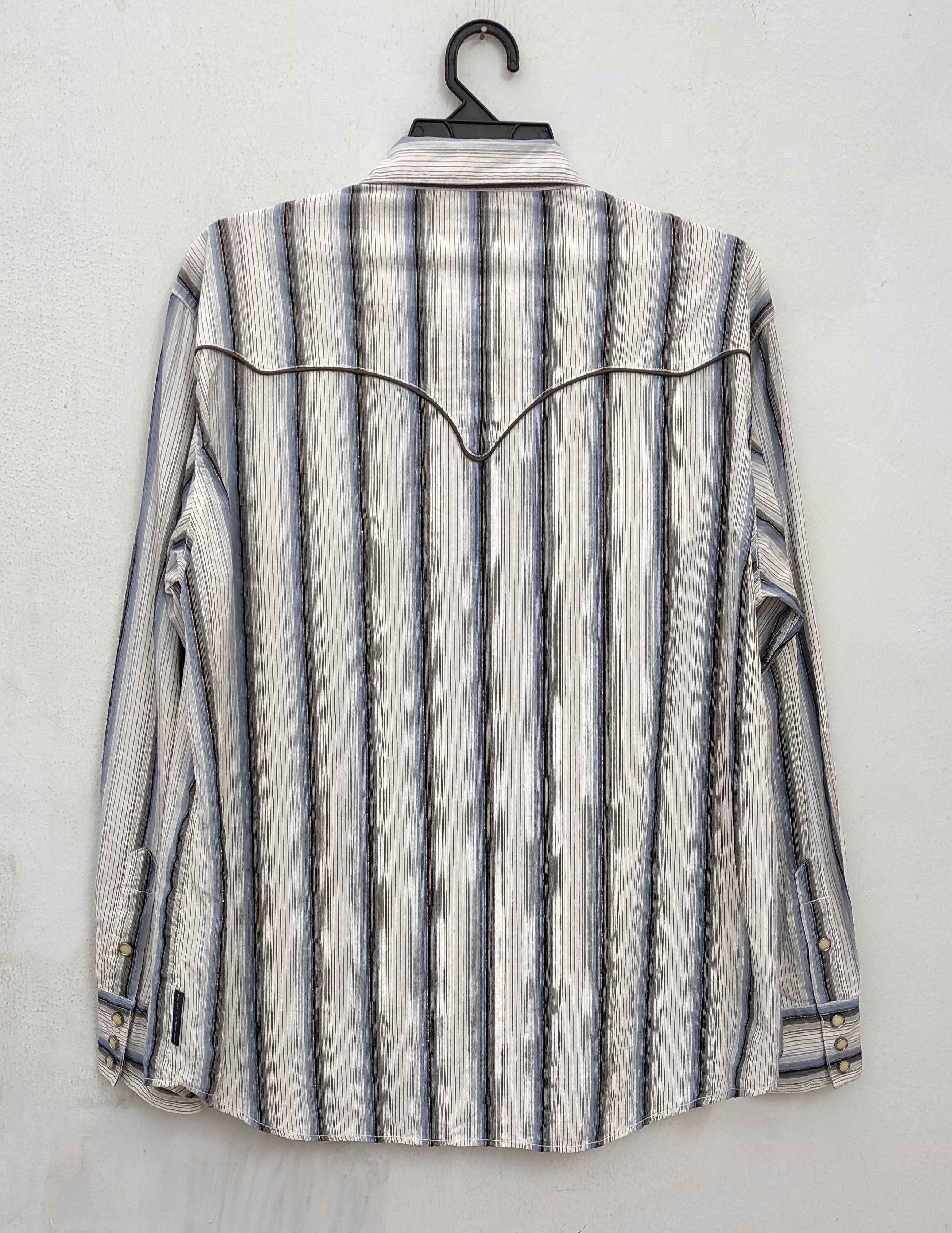 Chevignon CHEVIGNON SMILE POCKETS WESTERN SNAP BUTTON lurex SHIRT Size US L / EU 52-54 / 3 - 2 Thumbnail