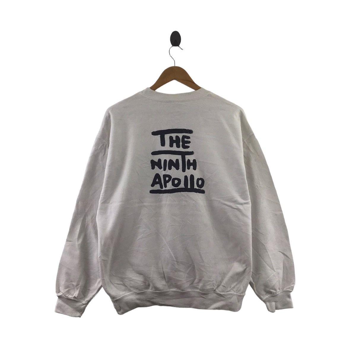 Vintage Vintage THE NINTH APOLLO Print Gildan White Sweatshirt | Grailed