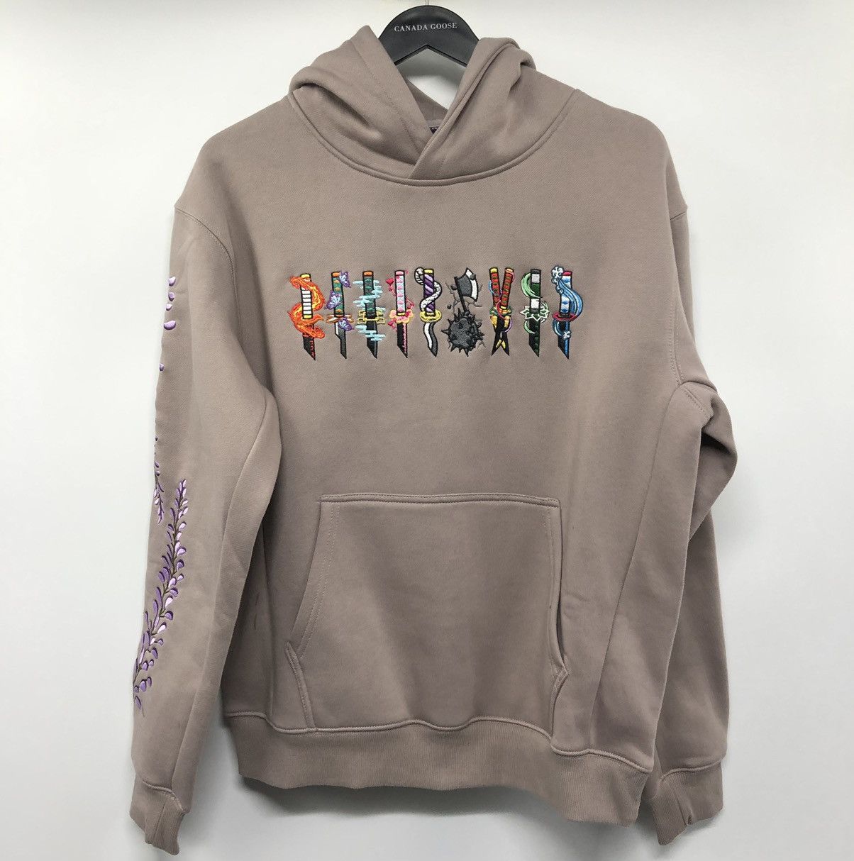 Hydrobon Hashira Destroy Swords Purple Taupe Hoodie