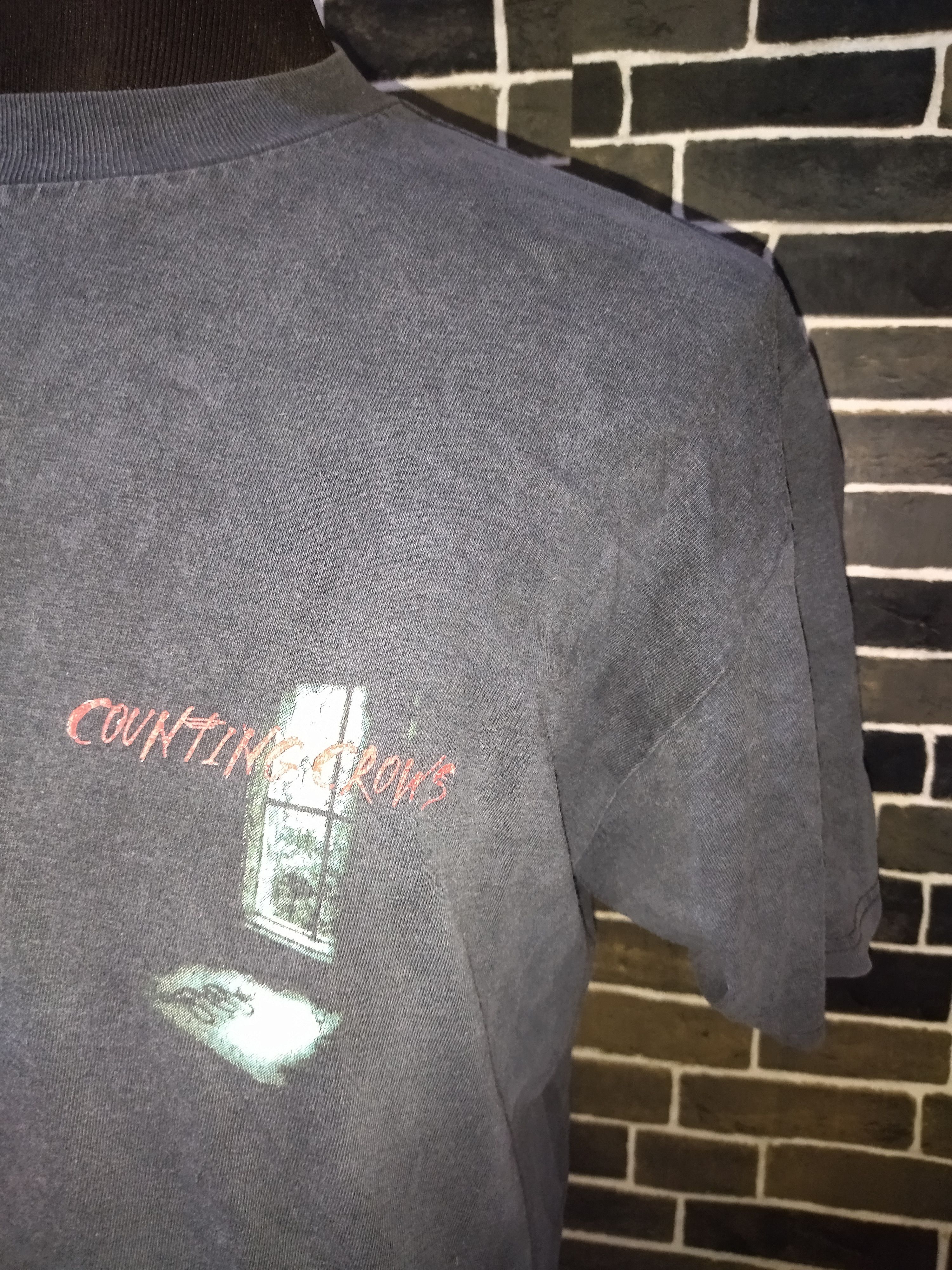 Band Tees × Vintage Vintage 90s Counting Crow "recovering the satellites tee Size US XL / EU 56 / 4 - 3 Thumbnail