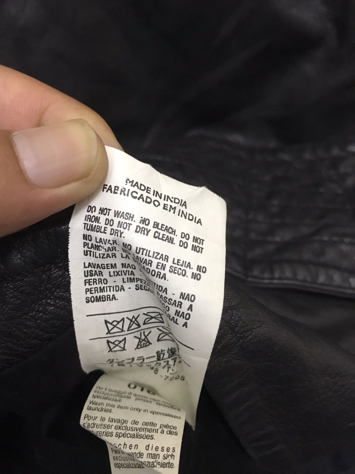 Genuine Leather × MAX&Co. Max & Co 3/4 Biker Jacket Size M / US 6-8 / IT 42-44 - 12 Thumbnail