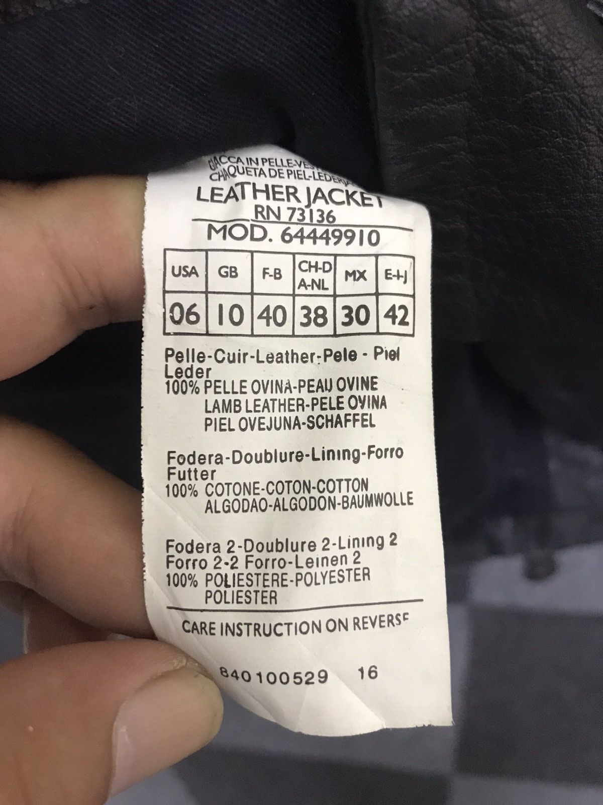 Genuine Leather × MAX&Co. Max & Co 3/4 Biker Jacket Size M / US 6-8 / IT 42-44 - 11 Thumbnail