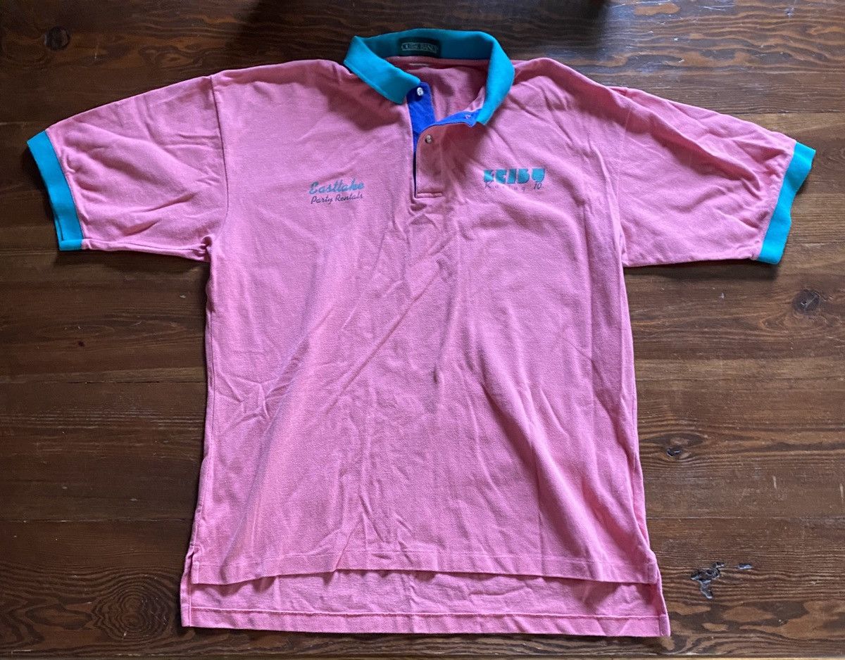 Racing × Vintage Vintage 90’s Leiby Racing New Jersey Pink Short Sleeve ...