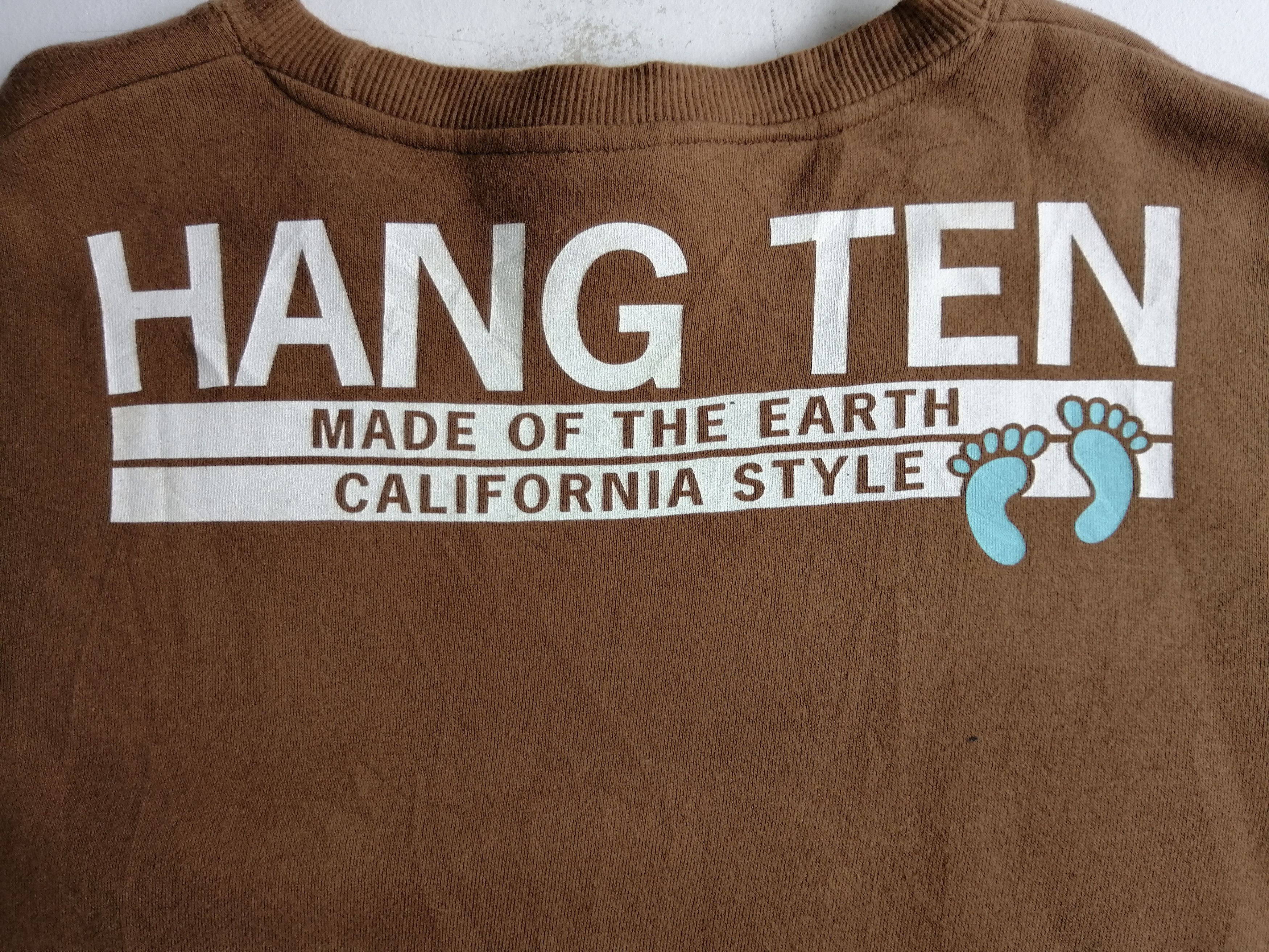 Designer × Hang Ten Vintage Hang Ten California Style Big Logo Sweatshirt Size US M / EU 48-50 / 2 - 7 Thumbnail