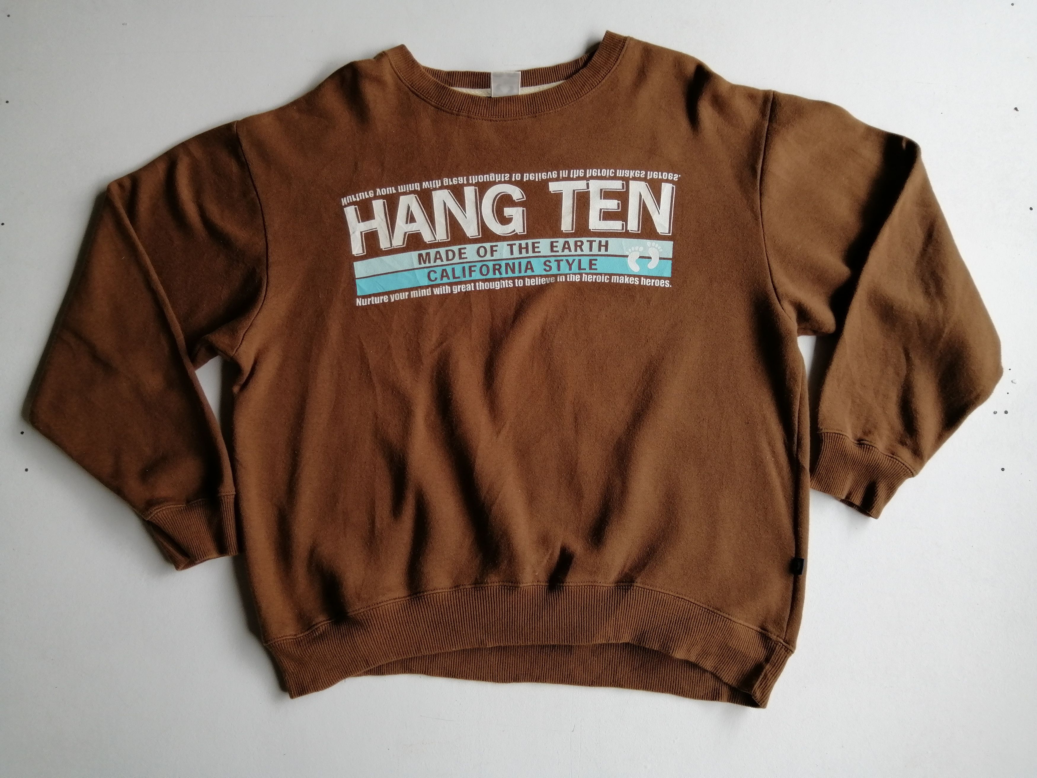 Vintage Hang Ten California Style Big Logo Sweatshirt