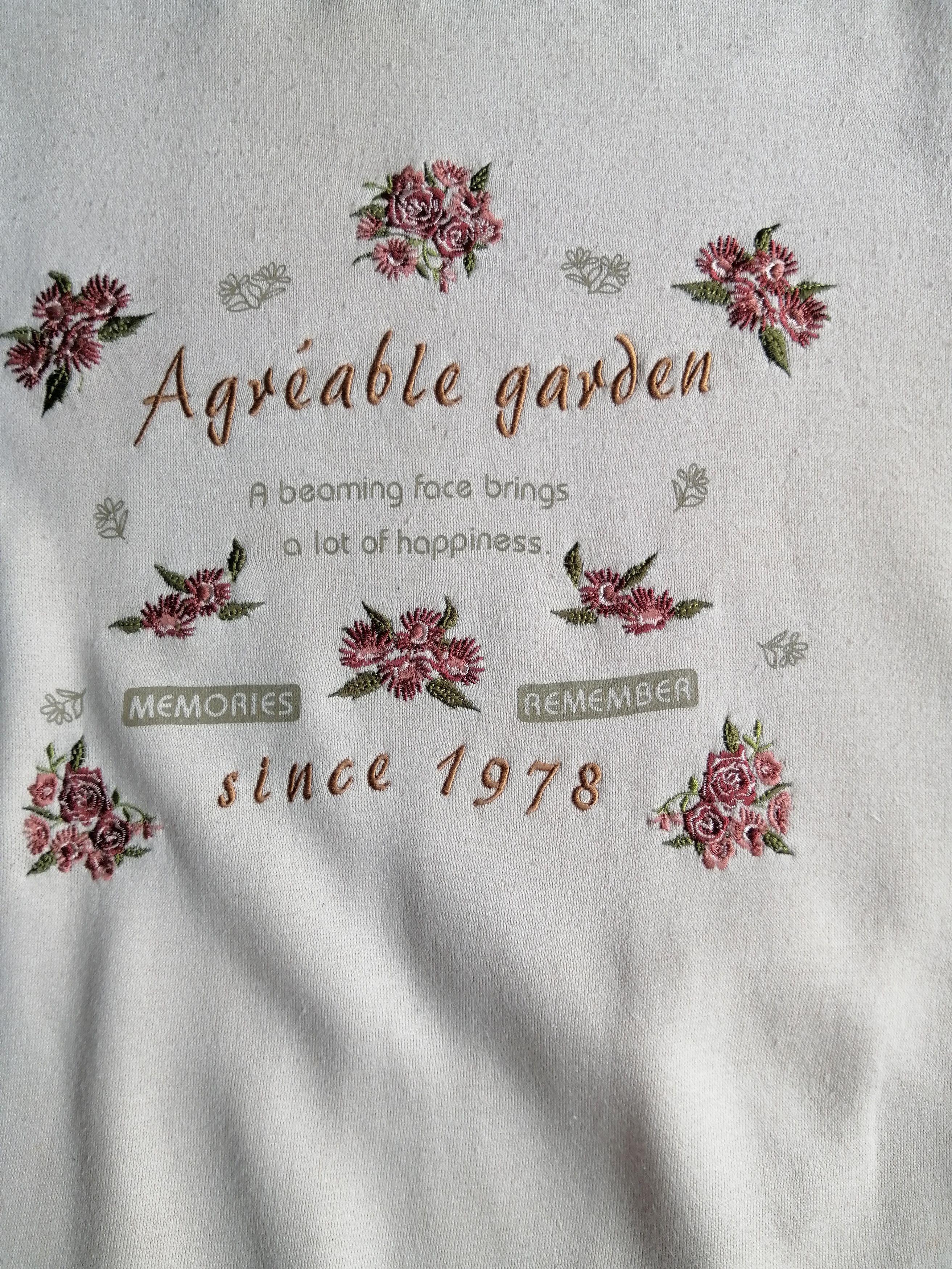 Garden Vintage Agreable Garden Big Logo Sweatshirt Size US L / EU 52-54 / 3 - 4 Thumbnail