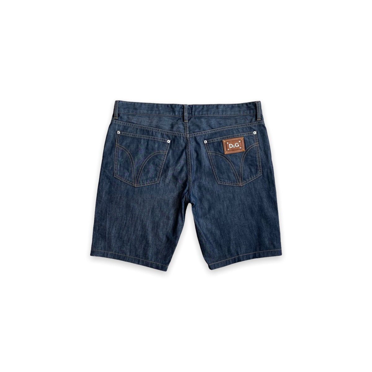 Dolce & Gabbana Dolce&Gabbana Denim Logo Shorts Size US 36 / EU 52 - 1 Thumbnail