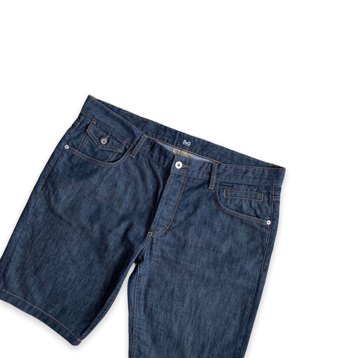Dolce & Gabbana Dolce&Gabbana Denim Logo Shorts Size US 36 / EU 52 - 3 Thumbnail