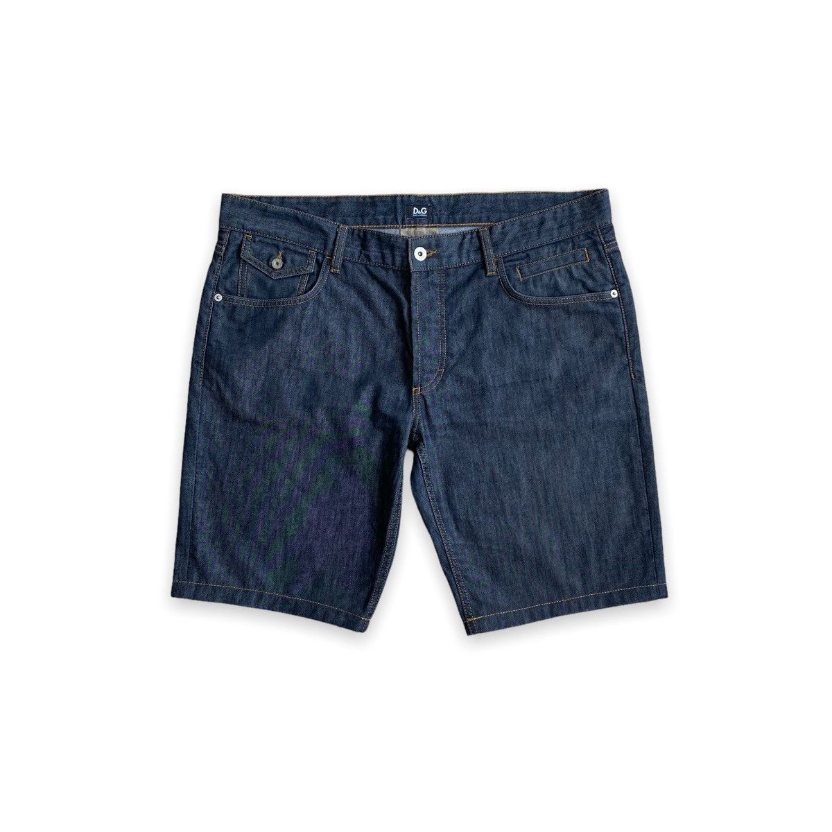 Dolce & Gabbana Dolce&Gabbana Denim Logo Shorts Size US 36 / EU 52 - 2 Thumbnail