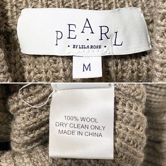 Lela Rose Pearl By Lela Rose Blouson Sleeve Wool Sweater, Size M, Dark Size M / US 6-8 / IT 42-44 - 10 Thumbnail