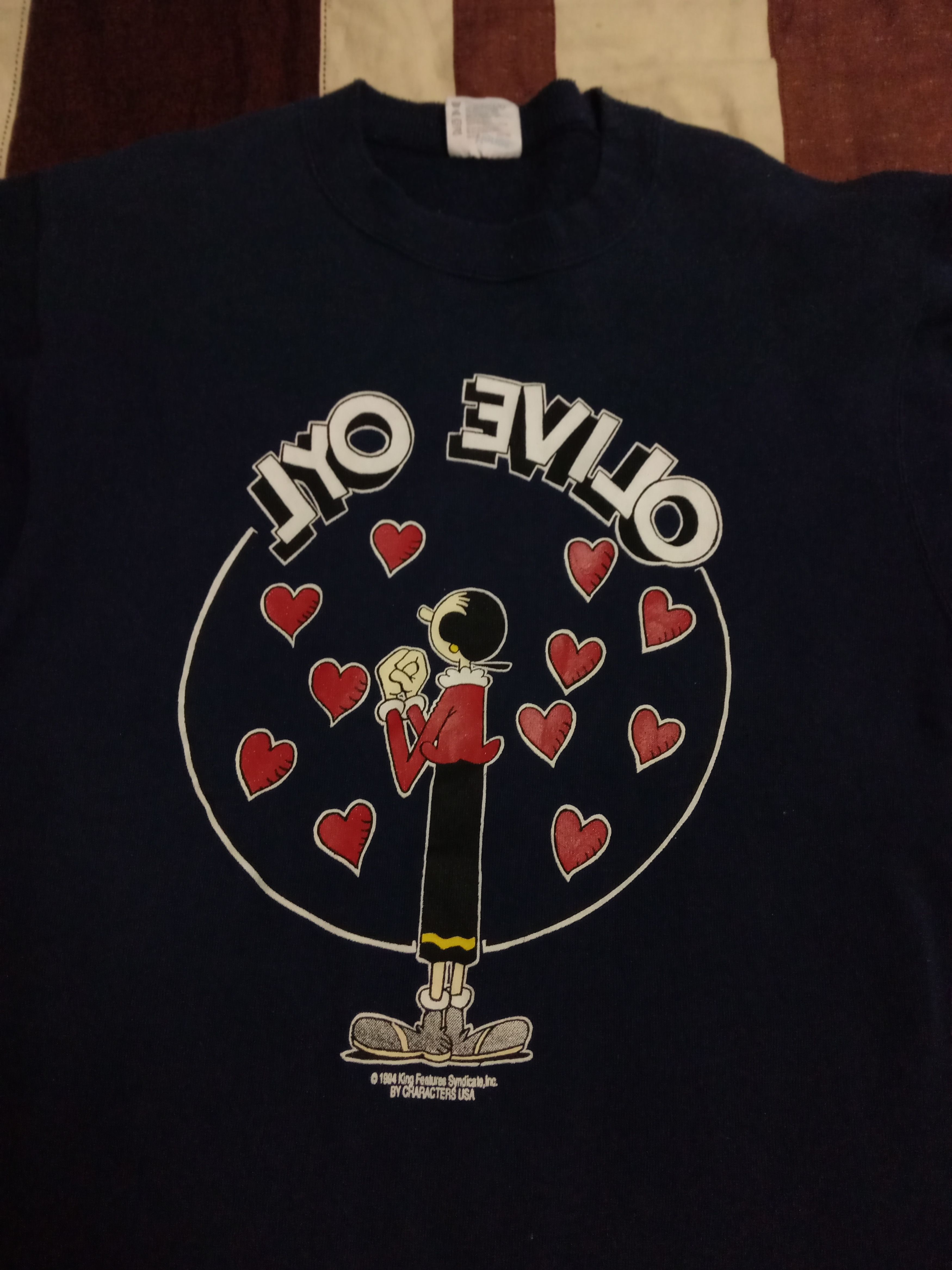 Cartoon Network × Vintage Vintage 90s Olive Oyl Popeye sweatshirts Disney Cartoon Size US M / EU 48-50 / 2 - 1 Thumbnail