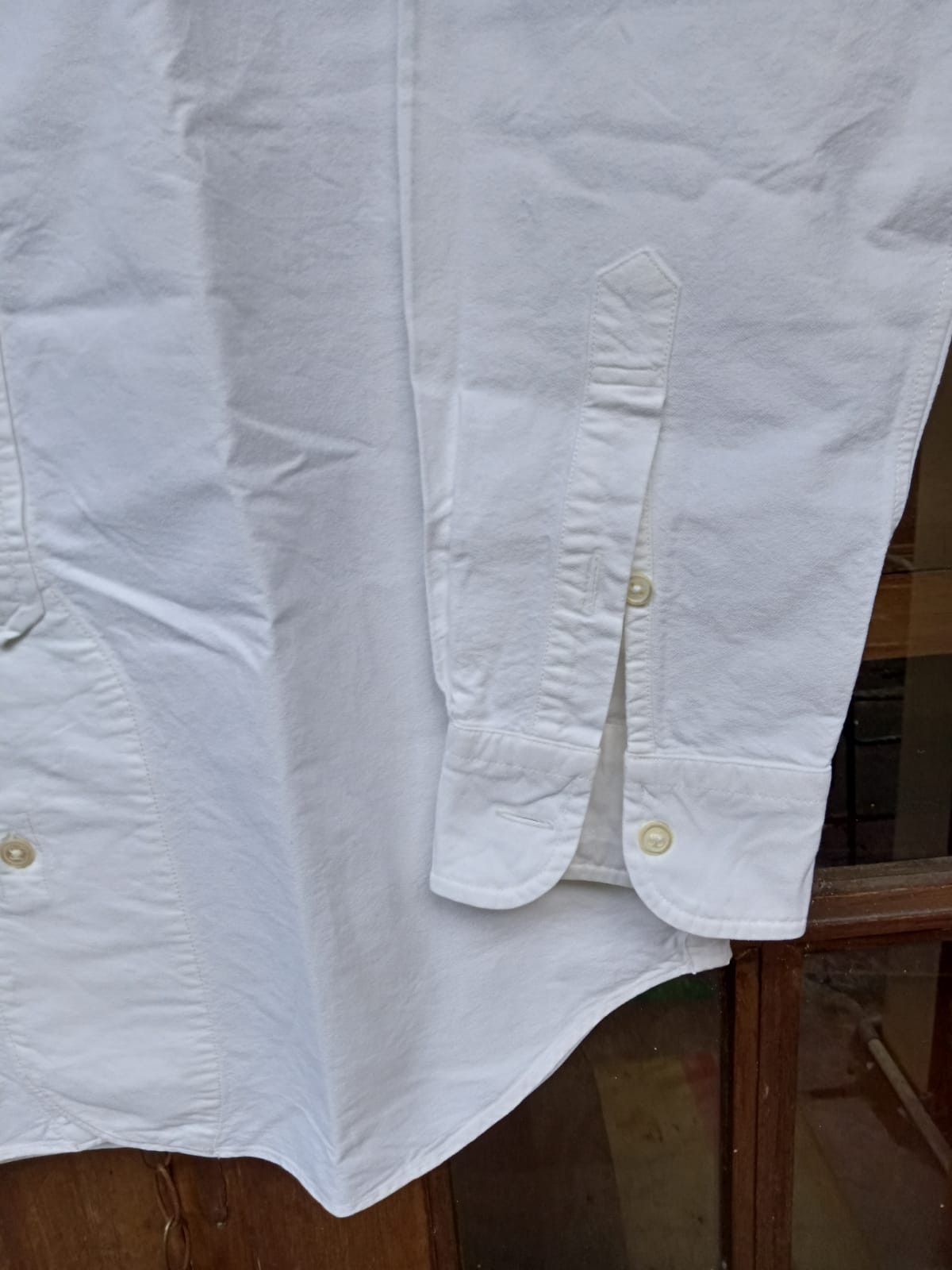 Nigel Cabourn Nigel Cabourn British Officer White Button Shirt Mens 50 Size US M / EU 48-50 / 2 - 5 Thumbnail