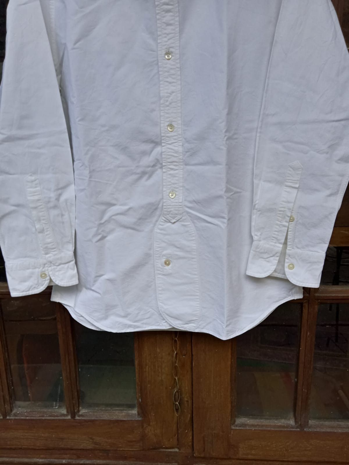 Nigel Cabourn Nigel Cabourn British Officer White Button Shirt Mens 50 Size US M / EU 48-50 / 2 - 4 Thumbnail