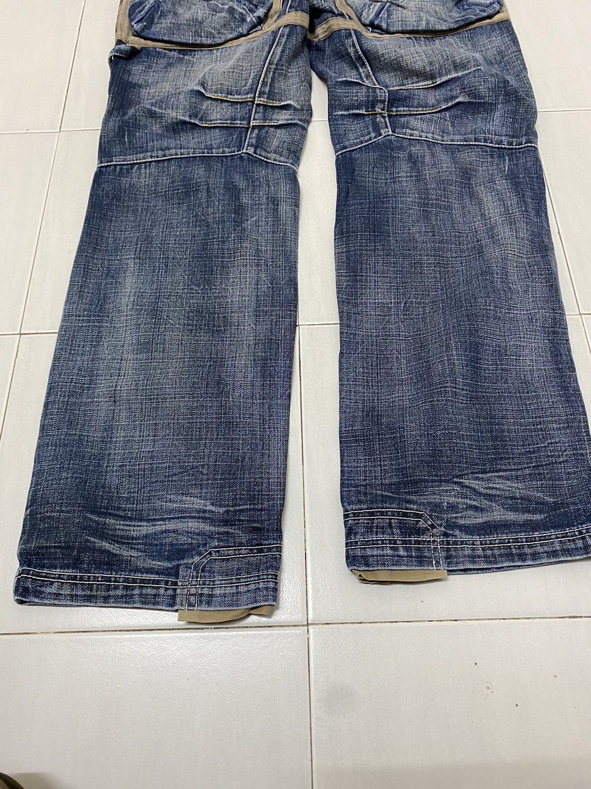 Other Vintage Tough jeans smith multi pocket bondage unique design Size US 36 / EU 52 - 12 Thumbnail