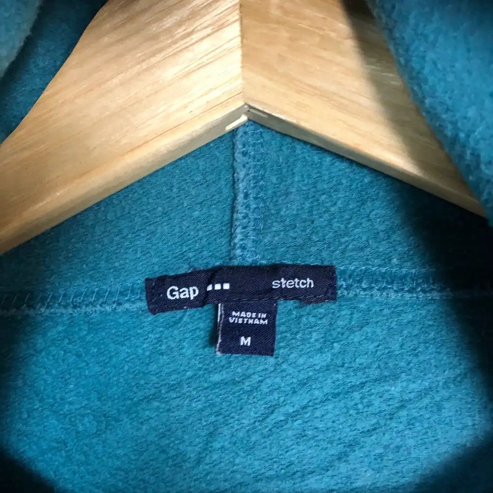 Gap × Vintage Vintage Gap Green Spell Out Hoodie #572 Size US M / EU 48-50 / 2 - 6 Thumbnail