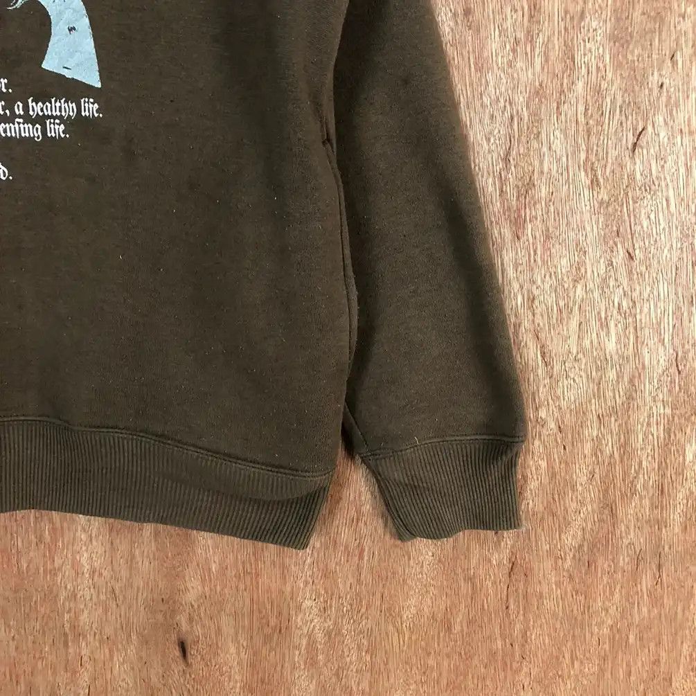 Japanese Brand Vintage Free Beat Product Skulls Brown Hoodies #546 Size US L / EU 52-54 / 3 - 5 Thumbnail