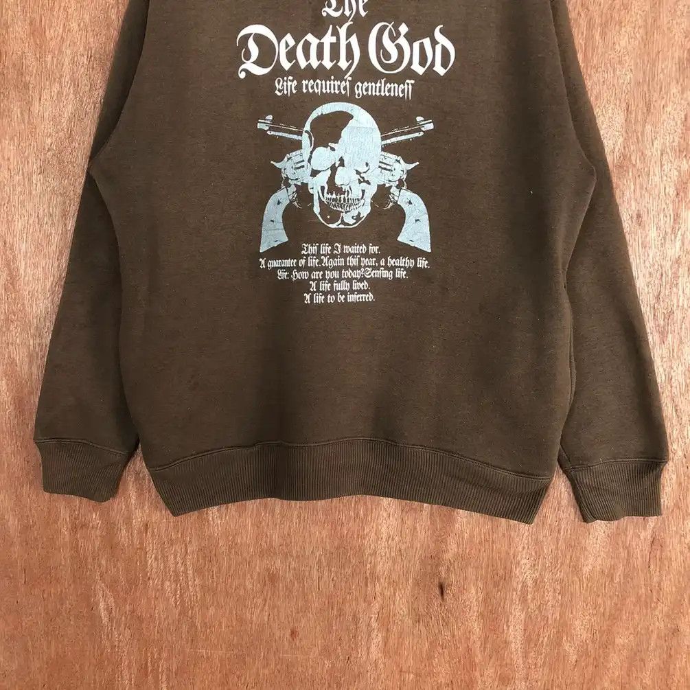 Japanese Brand Vintage Free Beat Product Skulls Brown Hoodies #546 Size US L / EU 52-54 / 3 - 4 Thumbnail