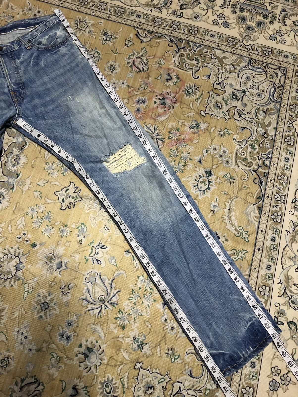 Ruehl No. 925 WASHED BLUE DISTRESSED DENIM BY RUEHL NO 925 Size US 34 / EU 50 - 7 Thumbnail