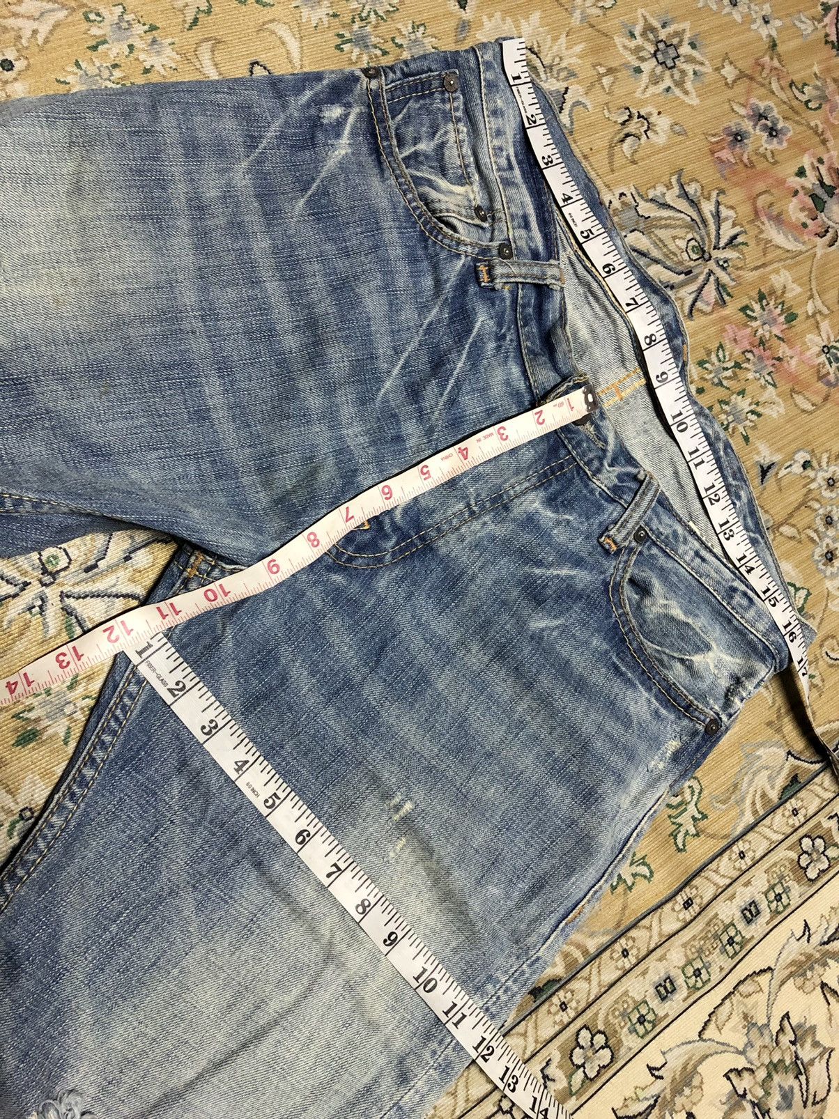 Ruehl No. 925 WASHED BLUE DISTRESSED DENIM BY RUEHL NO 925 Size US 34 / EU 50 - 9 Thumbnail