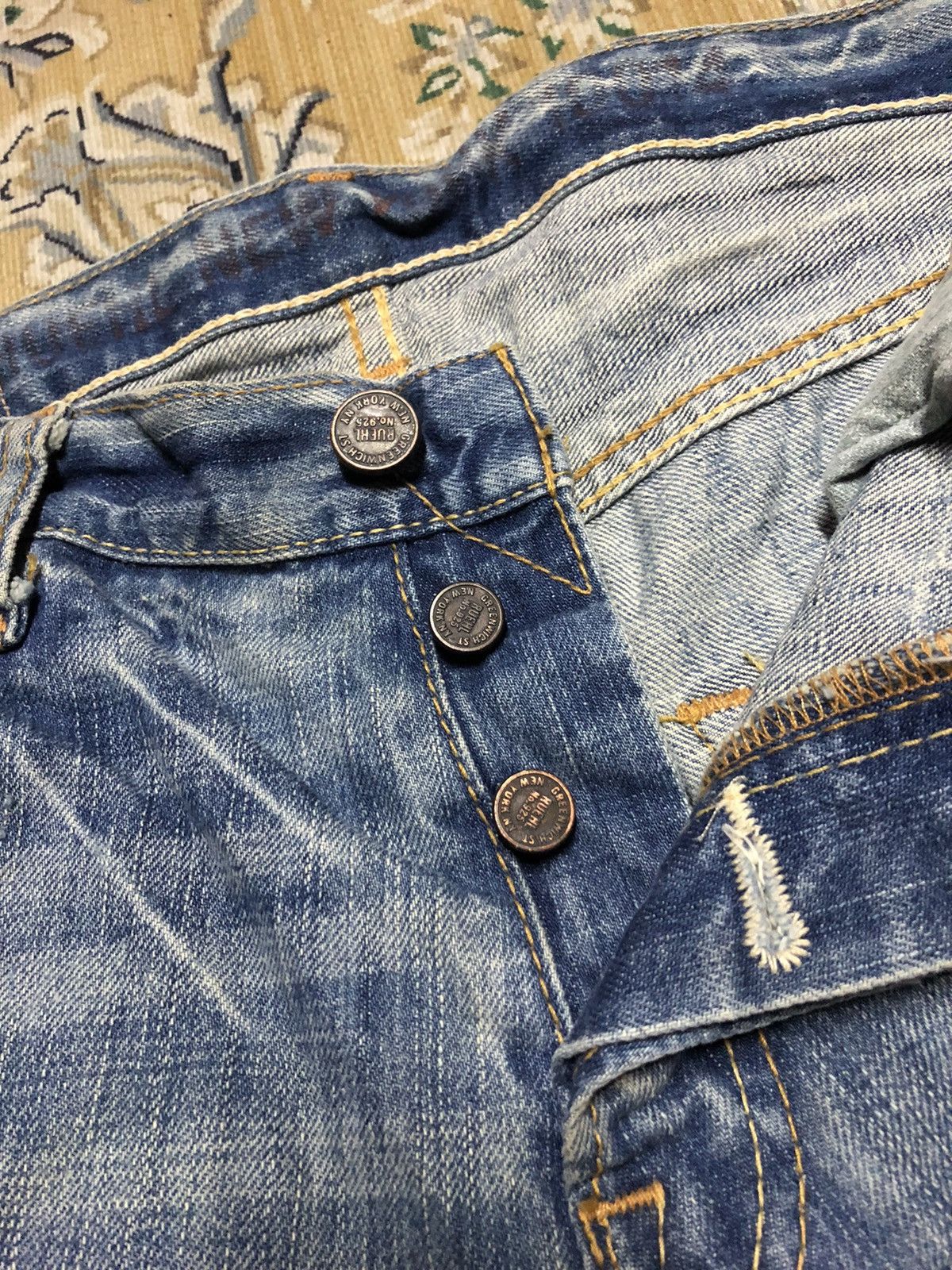 Ruehl No. 925 WASHED BLUE DISTRESSED DENIM BY RUEHL NO 925 Size US 34 / EU 50 - 4 Thumbnail