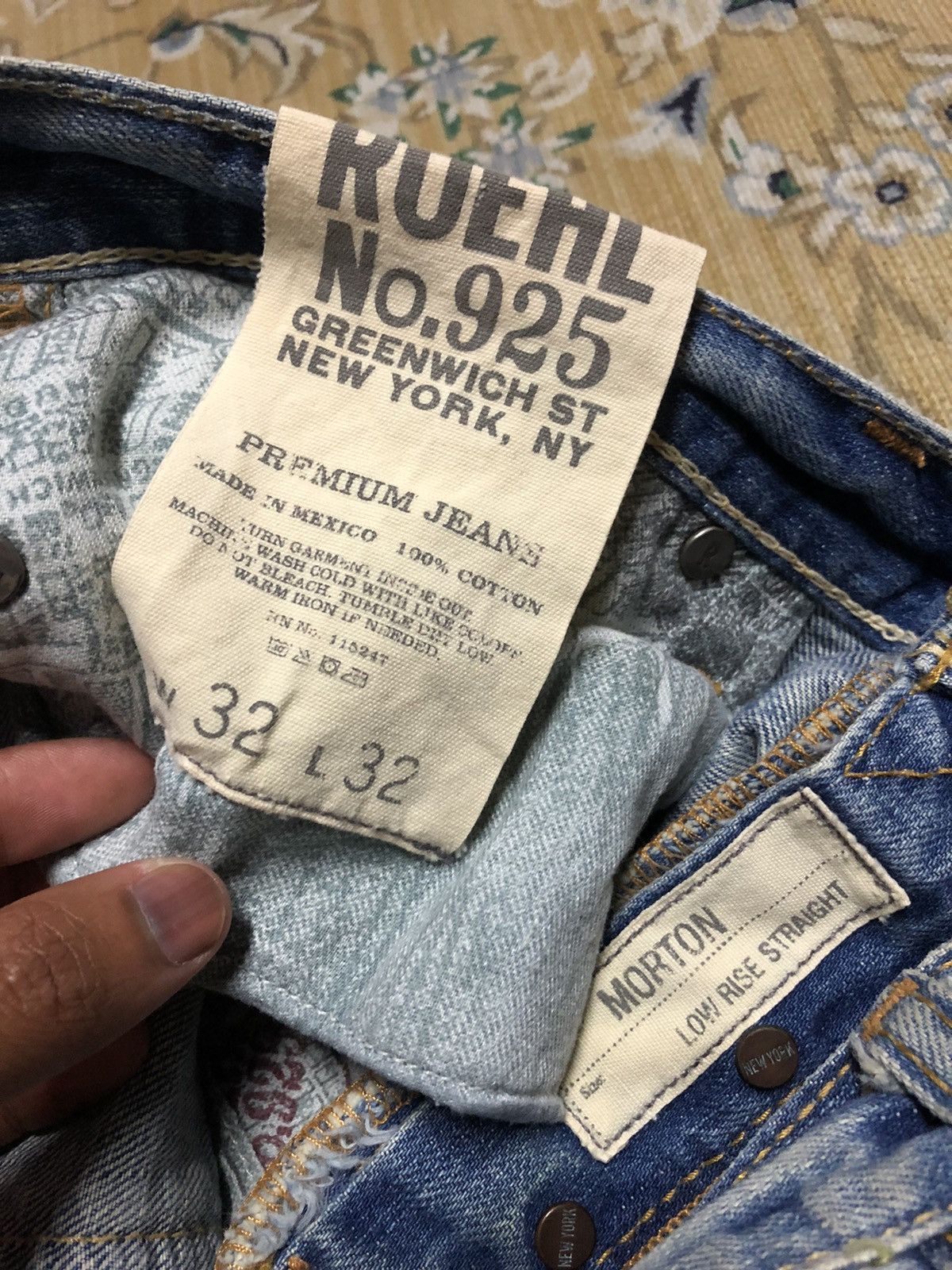 Ruehl No. 925 WASHED BLUE DISTRESSED DENIM BY RUEHL NO 925 Size US 34 / EU 50 - 5 Thumbnail