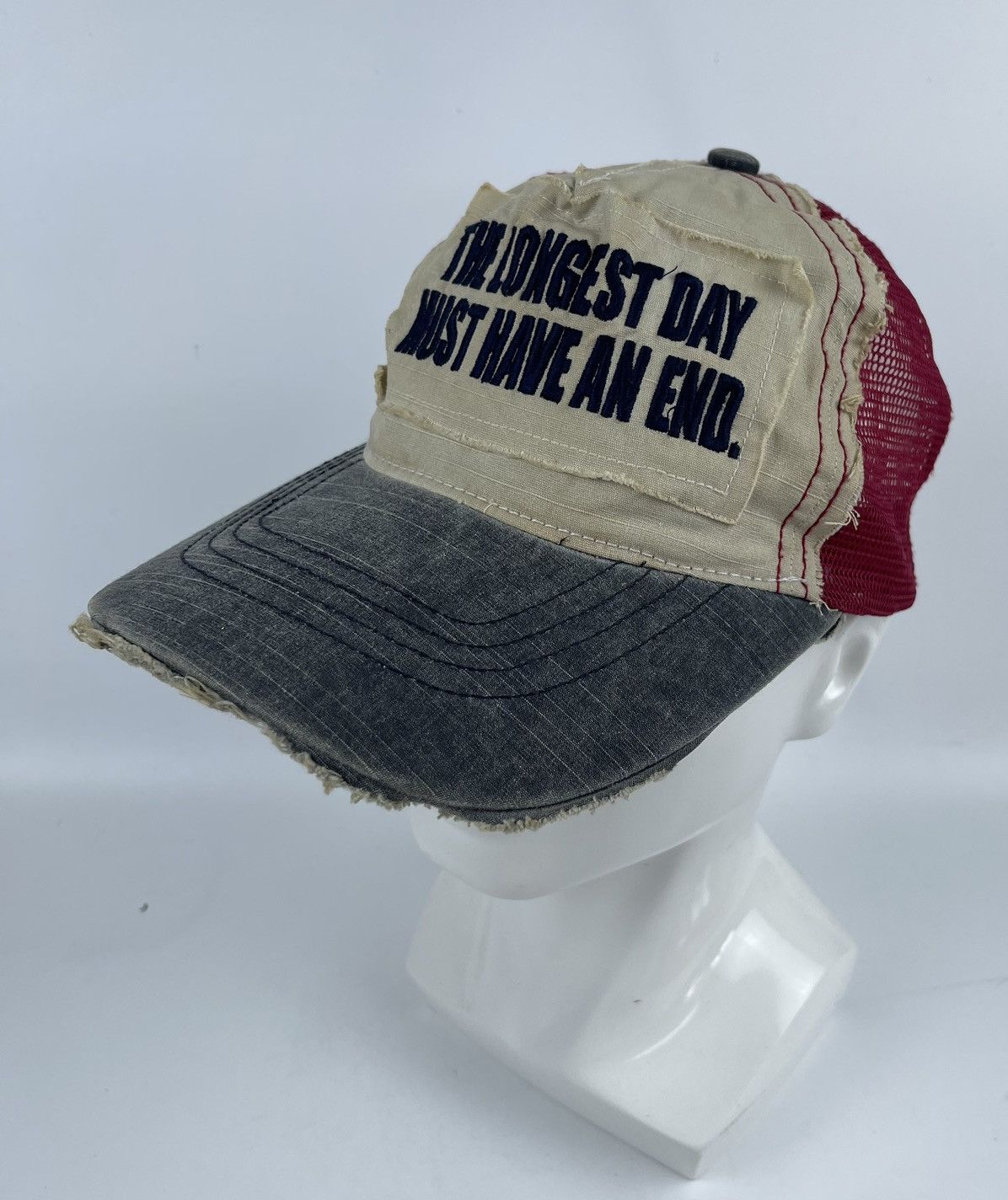 Japanese Brand castano distressed trucker hat cap tc4 Size ONE SIZE - 3 Thumbnail