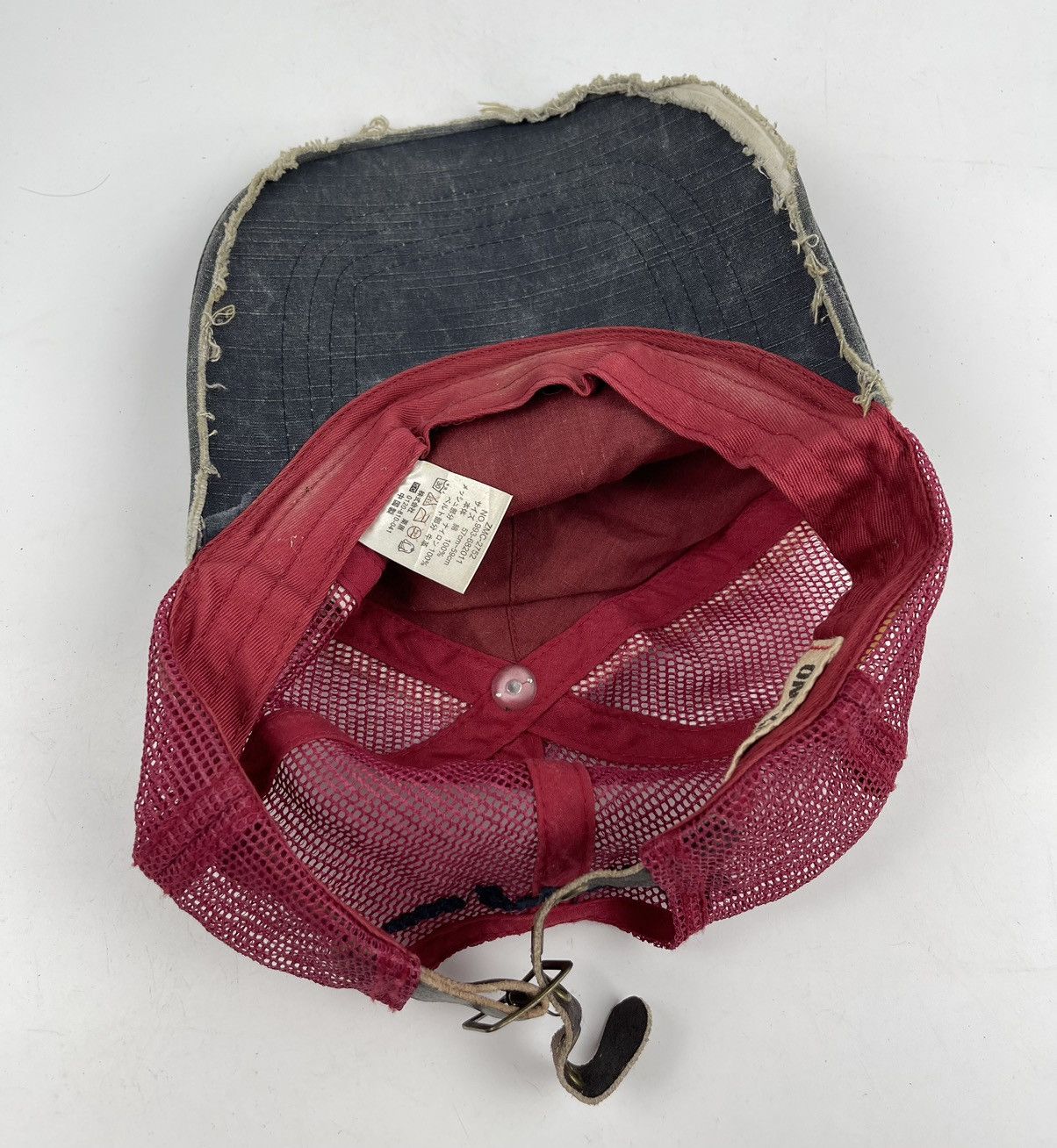 Japanese Brand castano distressed trucker hat cap tc4 Size ONE SIZE - 4 Thumbnail