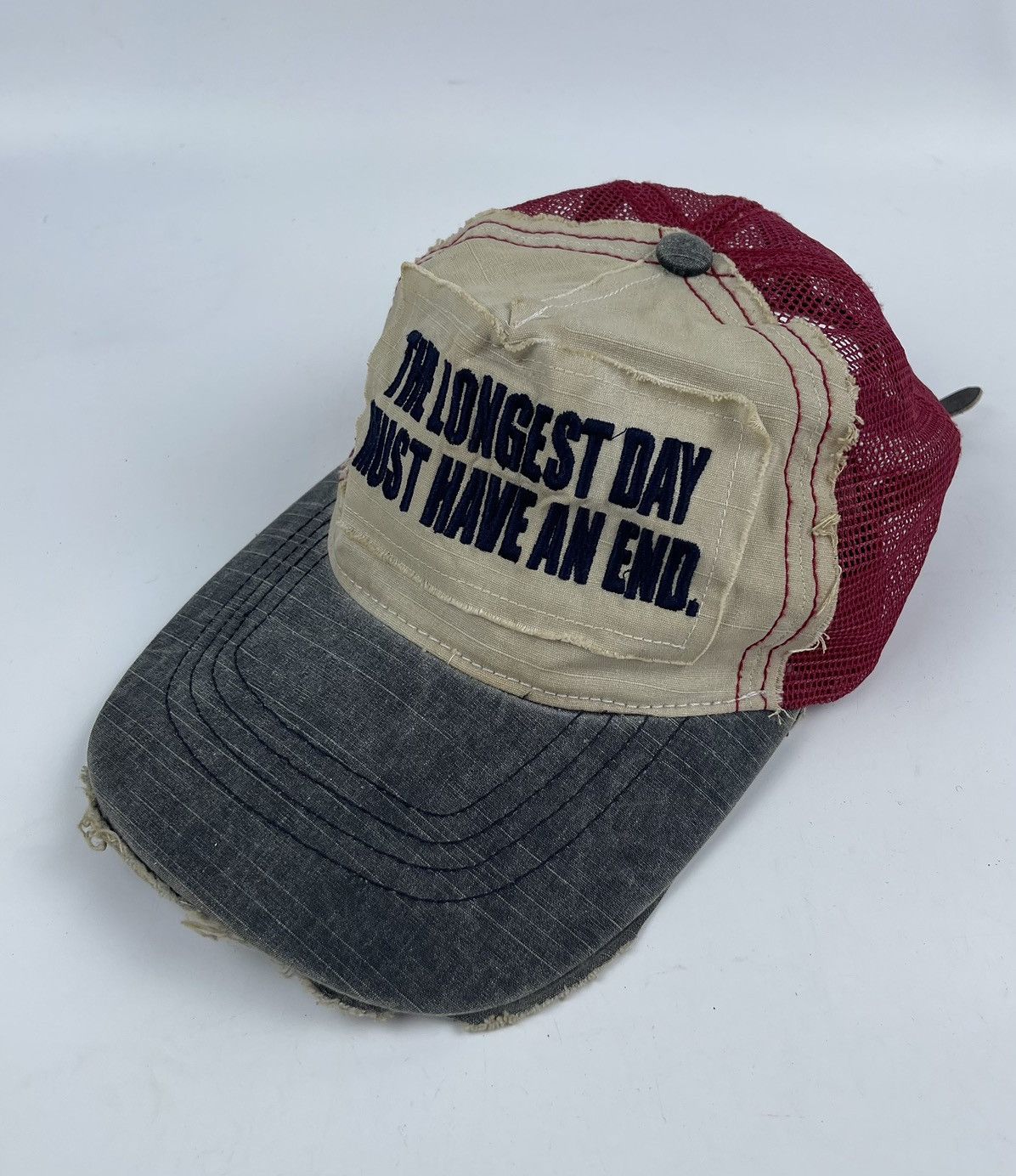Japanese Brand castano distressed trucker hat cap tc4 Size ONE SIZE - 1 Thumbnail