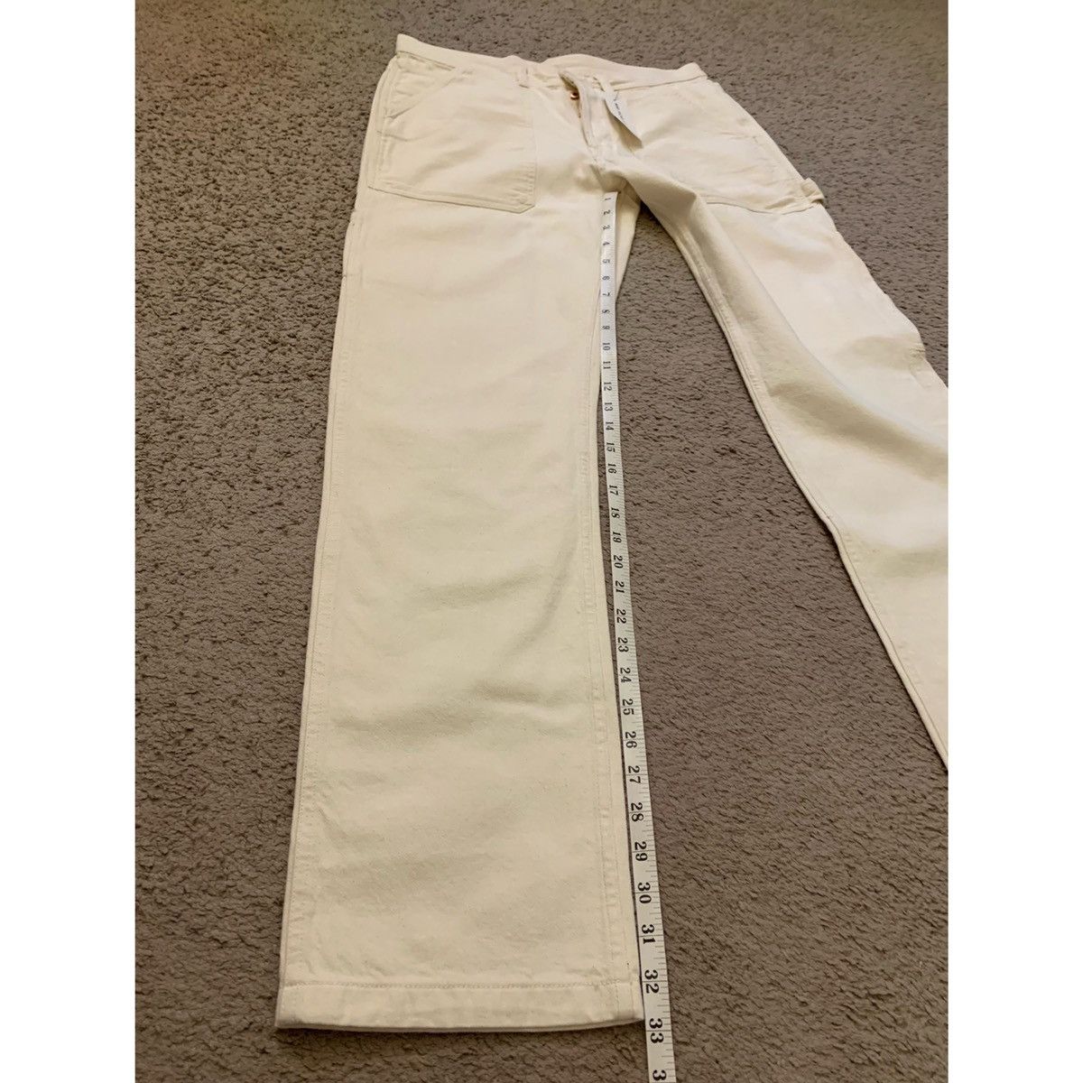 Kingsman MR PORTER X WALLACE & BARNES CARPENTER UTILITY JEANS Size US 32 / EU 48 - 17 Thumbnail