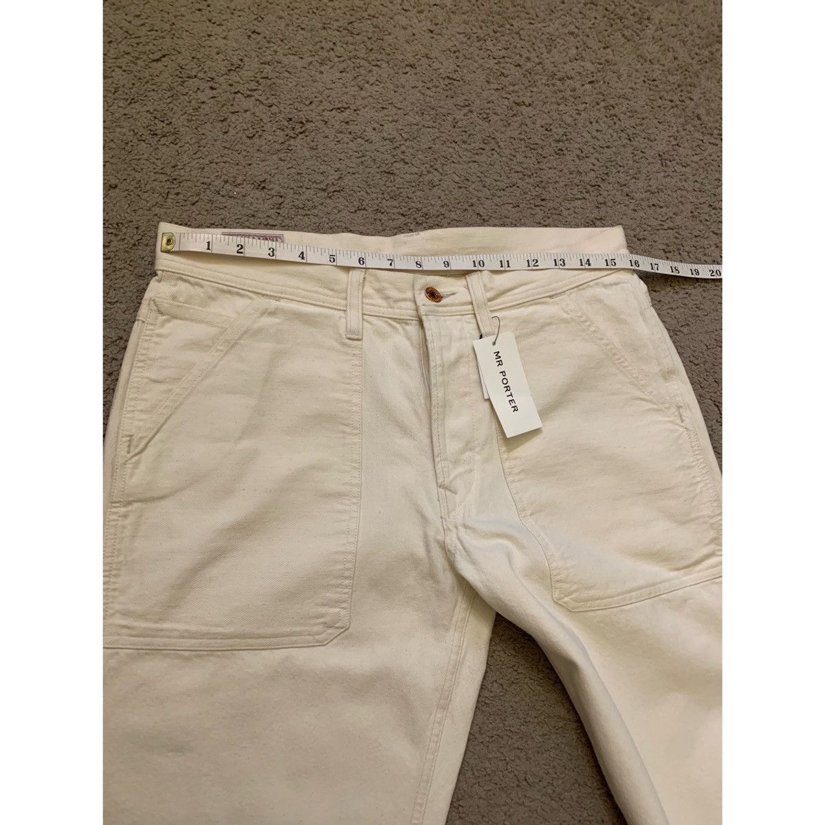 Kingsman MR PORTER X WALLACE & BARNES CARPENTER UTILITY JEANS Size US 32 / EU 48 - 21 Thumbnail