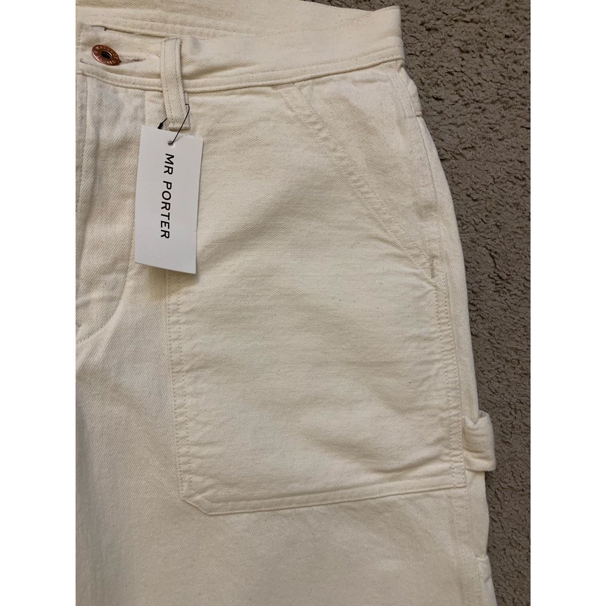 Kingsman MR PORTER X WALLACE & BARNES CARPENTER UTILITY JEANS Size US 32 / EU 48 - 4 Thumbnail