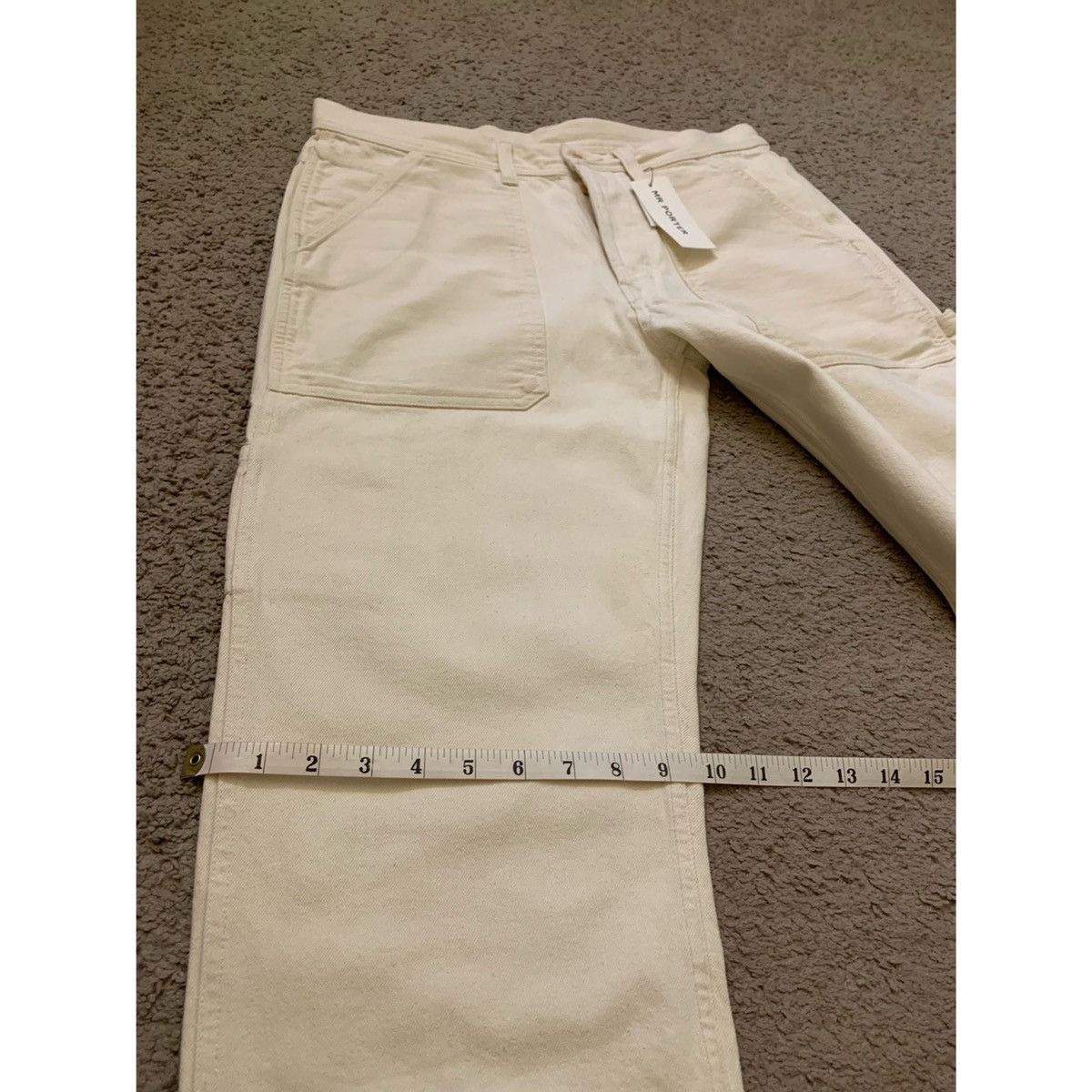 Kingsman MR PORTER X WALLACE & BARNES CARPENTER UTILITY JEANS Size US 32 / EU 48 - 20 Thumbnail