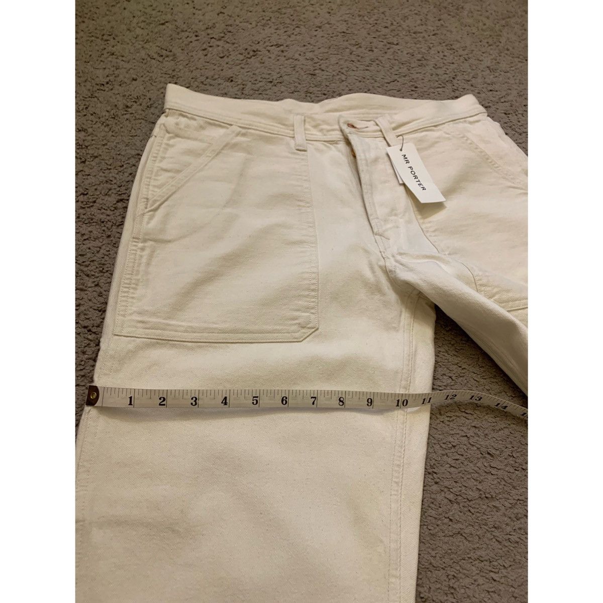 Kingsman MR PORTER X WALLACE & BARNES CARPENTER UTILITY JEANS Size US 32 / EU 48 - 19 Thumbnail