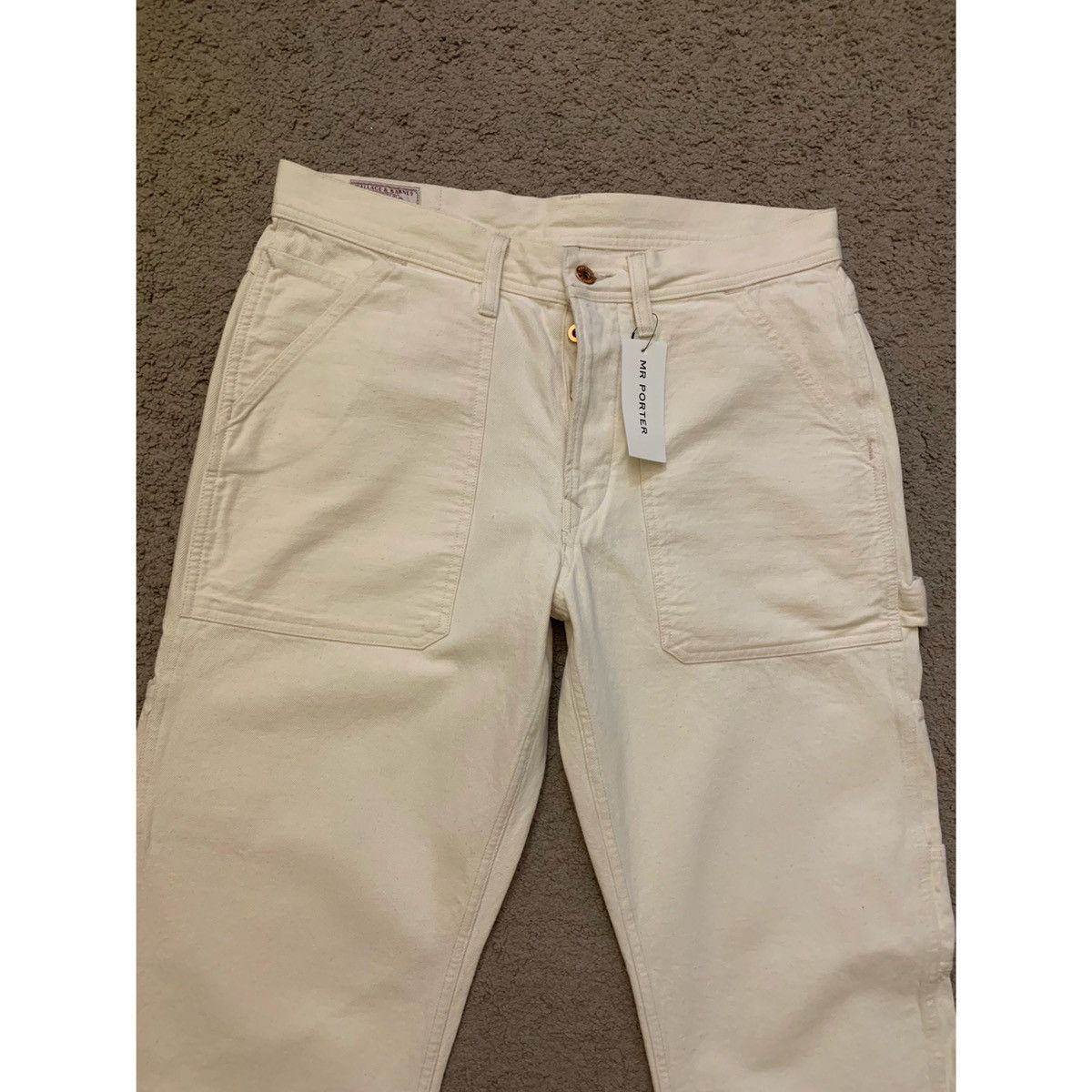 Kingsman MR PORTER X WALLACE & BARNES CARPENTER UTILITY JEANS Size US 32 / EU 48 - 16 Thumbnail
