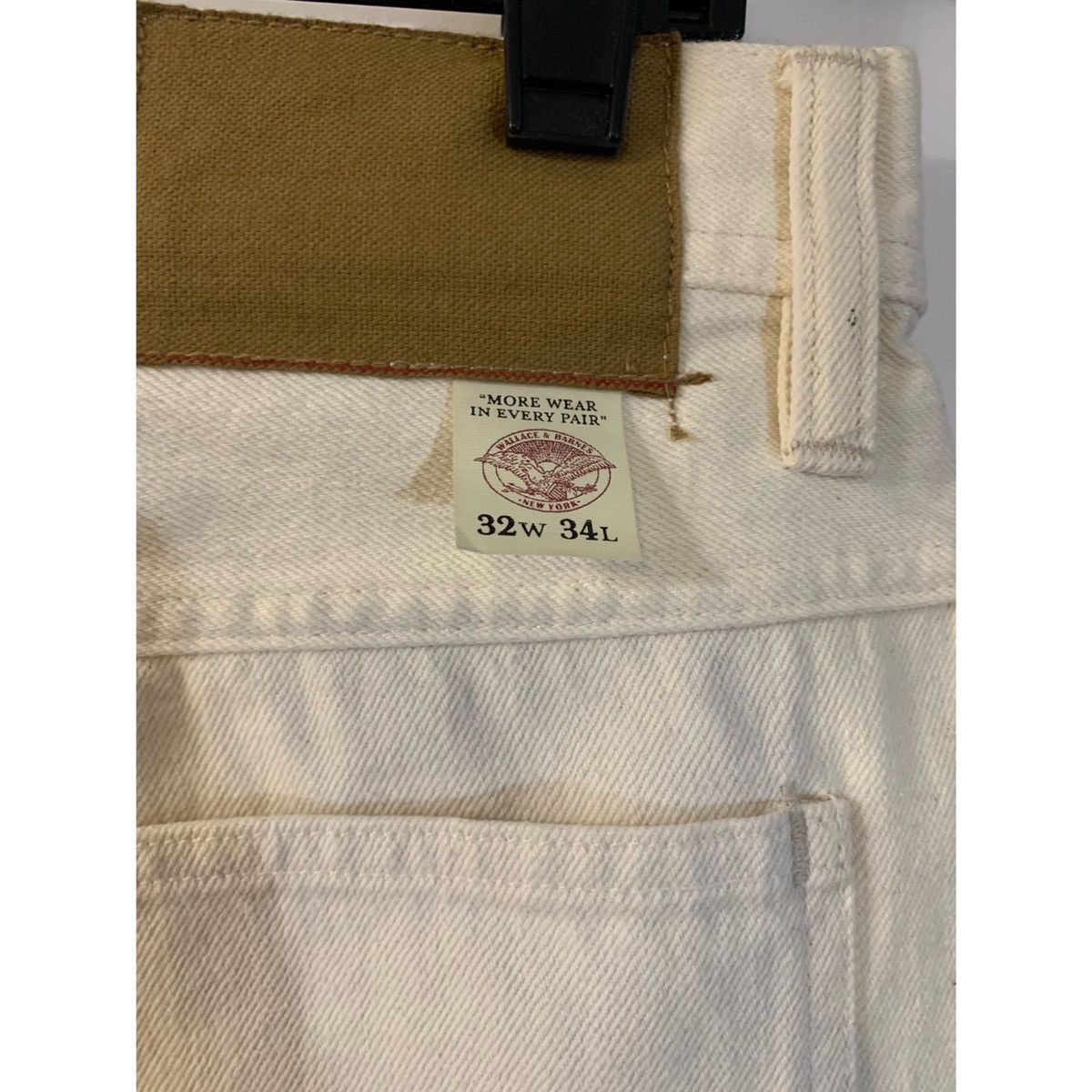 Kingsman MR PORTER X WALLACE & BARNES CARPENTER UTILITY JEANS Size US 32 / EU 48 - 10 Thumbnail