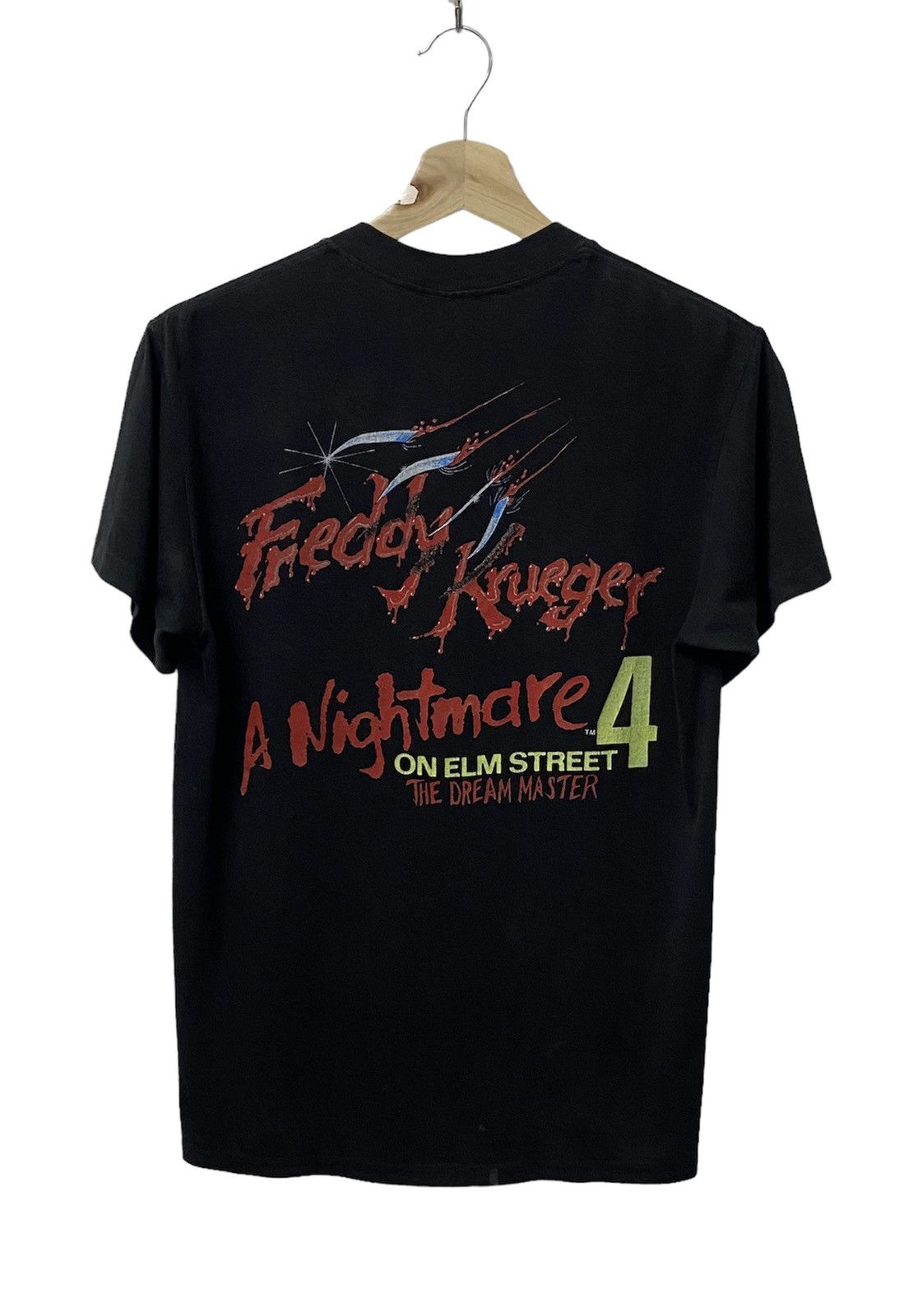 Vintage Rare🔥🔥Vintage Nightmare On Elm Street 4 1988 Horror Movie Size US M / EU 48-50 / 2 - 2 Thumbnail