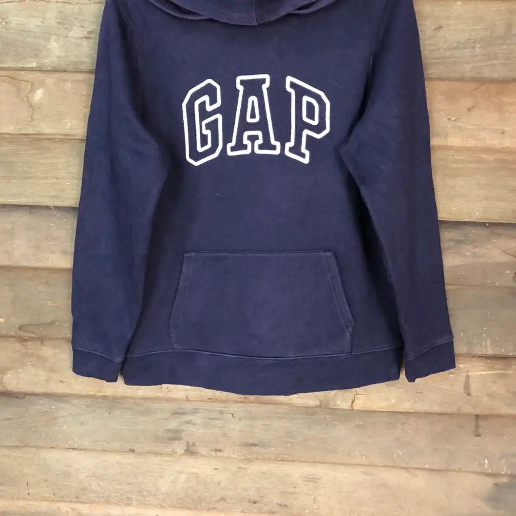 Gap × Vintage Gap Dark Blue Hoodies #563 Size US M / EU 48-50 / 2 - 3 Thumbnail