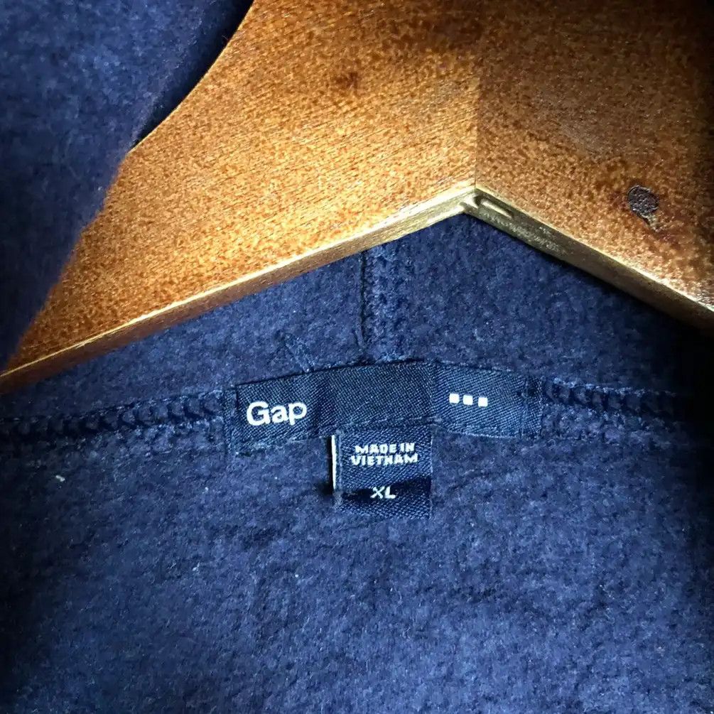 Gap × Vintage Gap Dark Blue Hoodies #563 Size US M / EU 48-50 / 2 - 6 Thumbnail