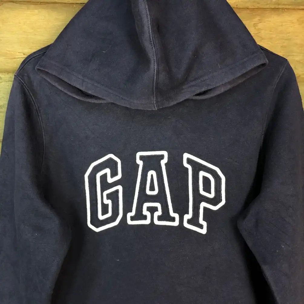 Gap × Vintage Gap Dark Blue Hoodies #563 Size US M / EU 48-50 / 2 - 5 Thumbnail