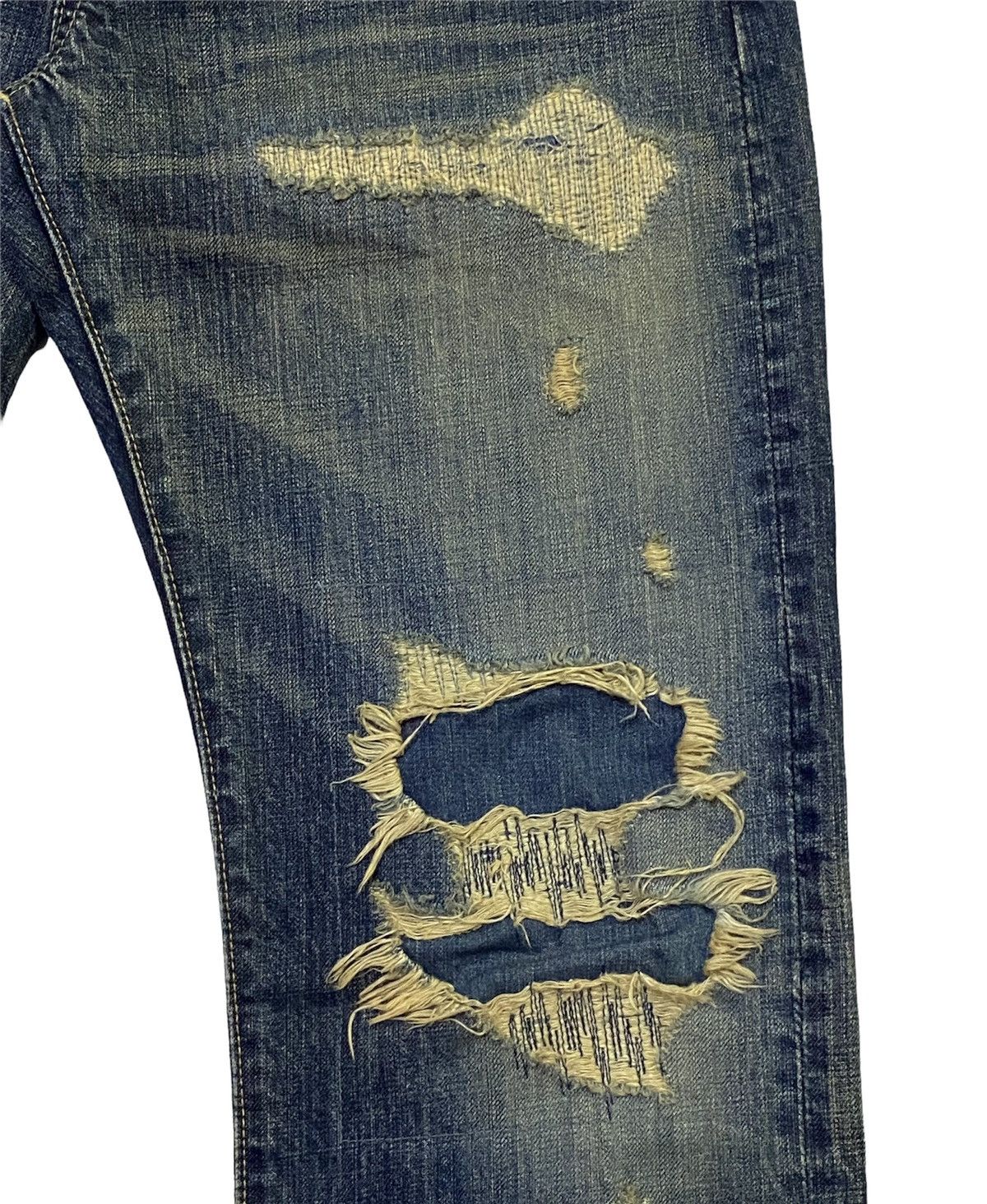 Eternal Eternal Distressed Denim Jeans Size US 32 / EU 48 - 20 Thumbnail