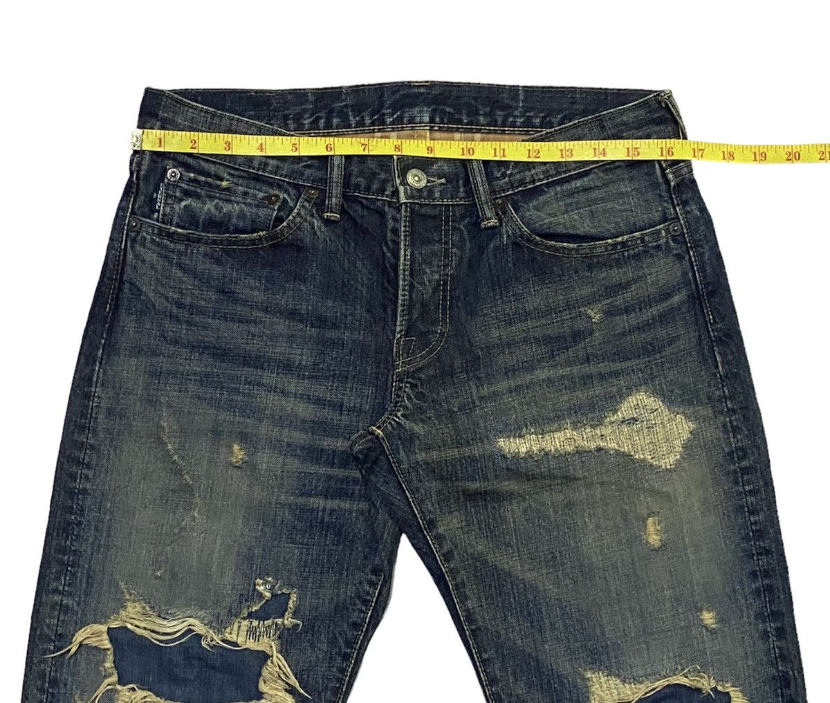 Eternal Eternal Distressed Denim Jeans Size US 32 / EU 48 - 3 Thumbnail
