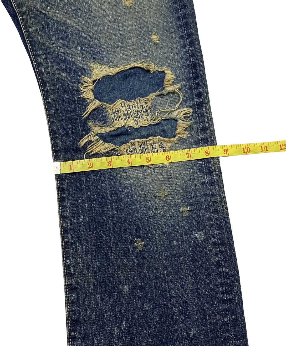 Eternal Eternal Distressed Denim Jeans Size US 32 / EU 48 - 8 Thumbnail