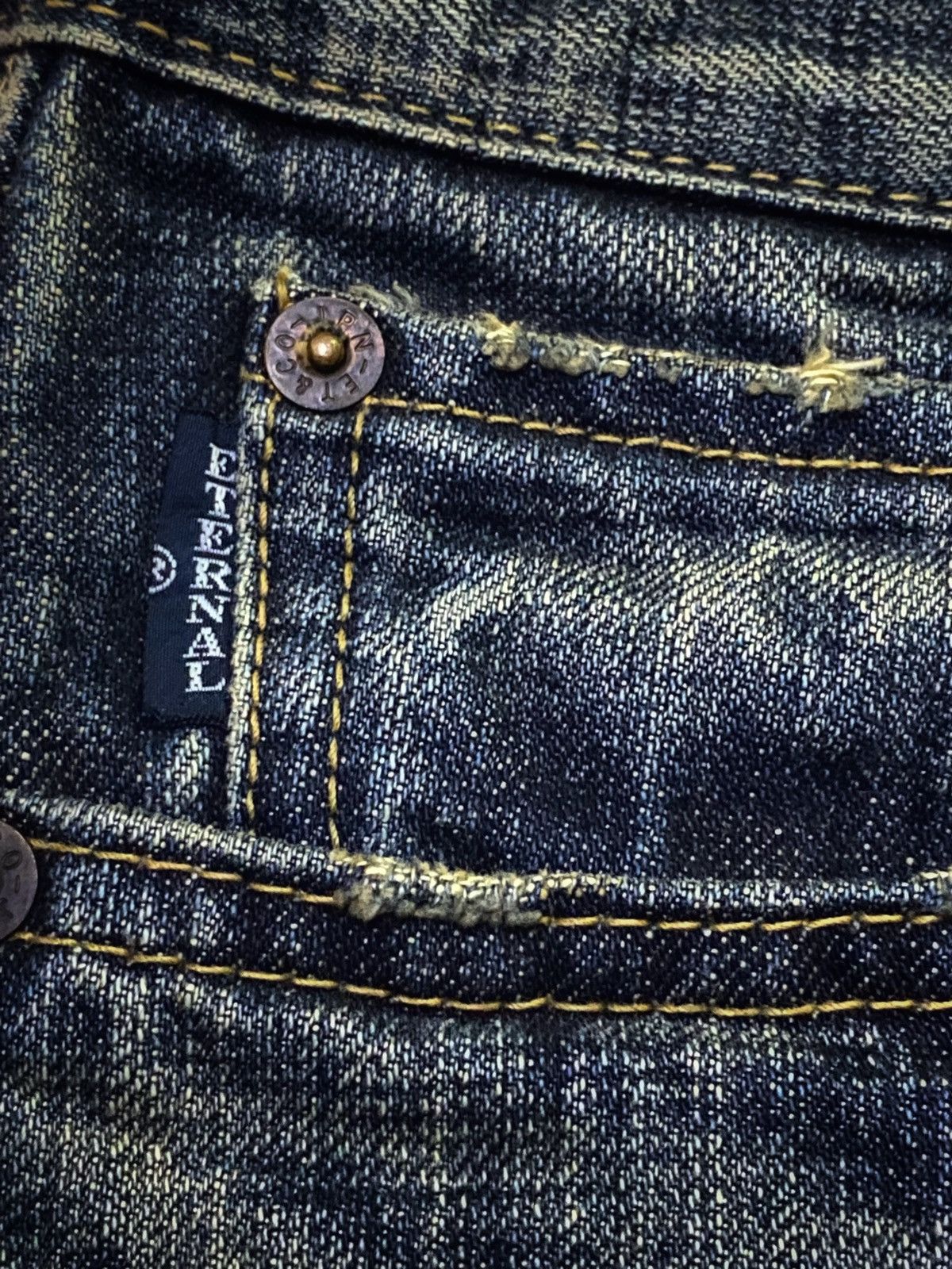 Eternal Eternal Distressed Denim Jeans Size US 32 / EU 48 - 13 Thumbnail